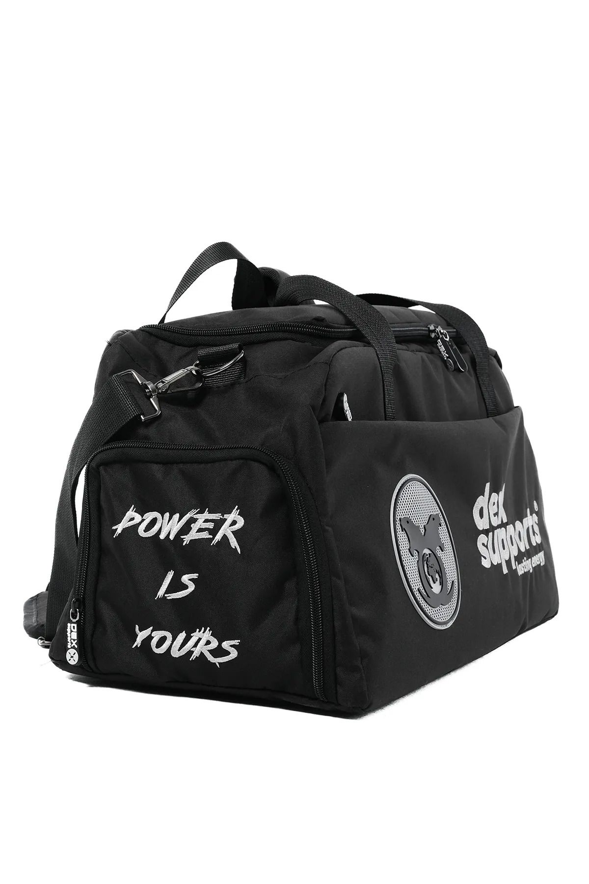 Dex Supports-Fitness Sportsman XXL Large Size Gray Sports Bag - Wrist Wraps Legend+ 3