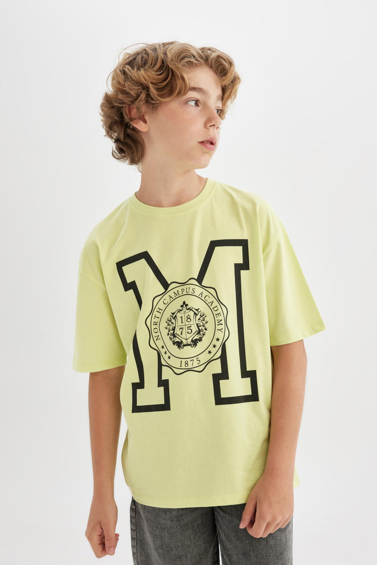 تی شرت پسرانه دفاکتو | C3903A824HS Defacto - Image 4