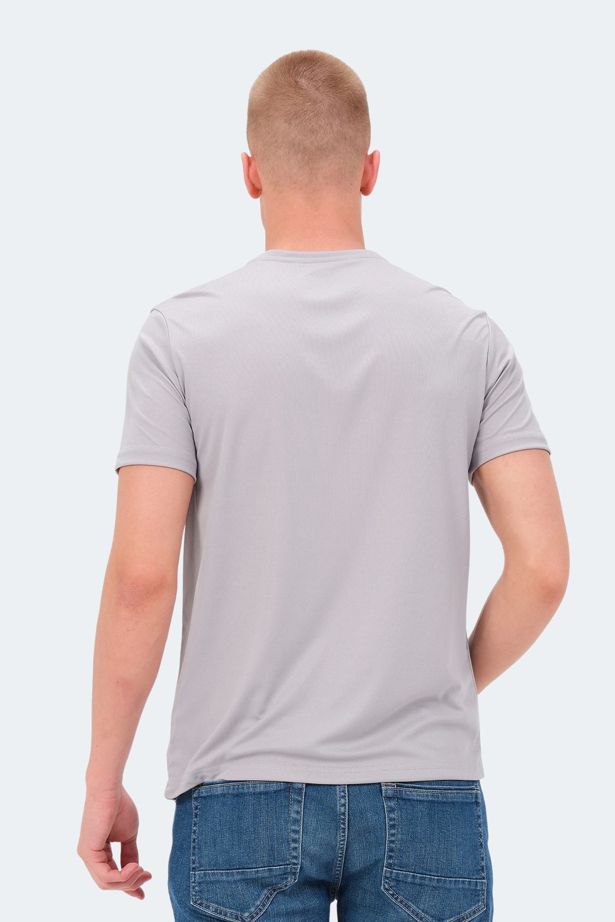 تی شرت مردانه NELS خاکستری Slazenger