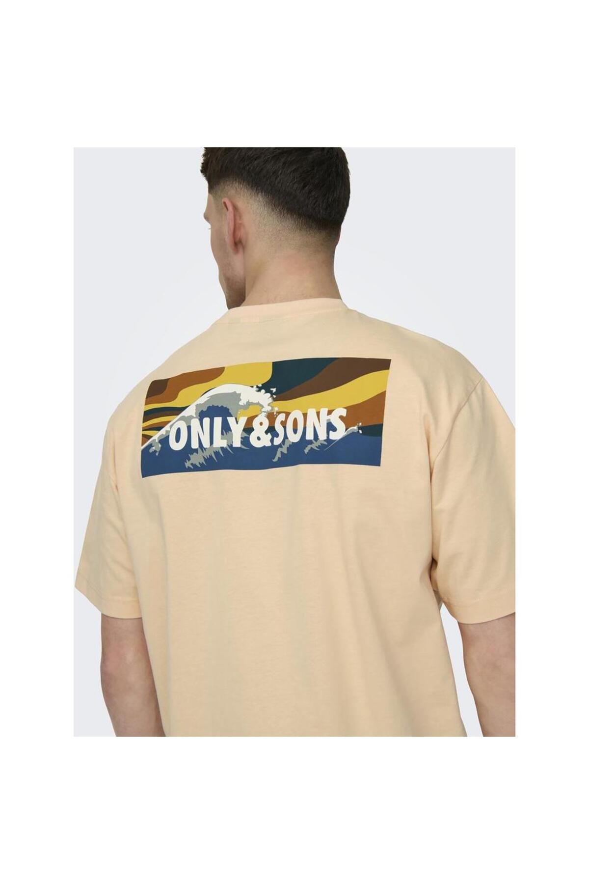 تی شرت ورزشی نود مردانه بژ کیت CPFF Only Sons Only & Sons