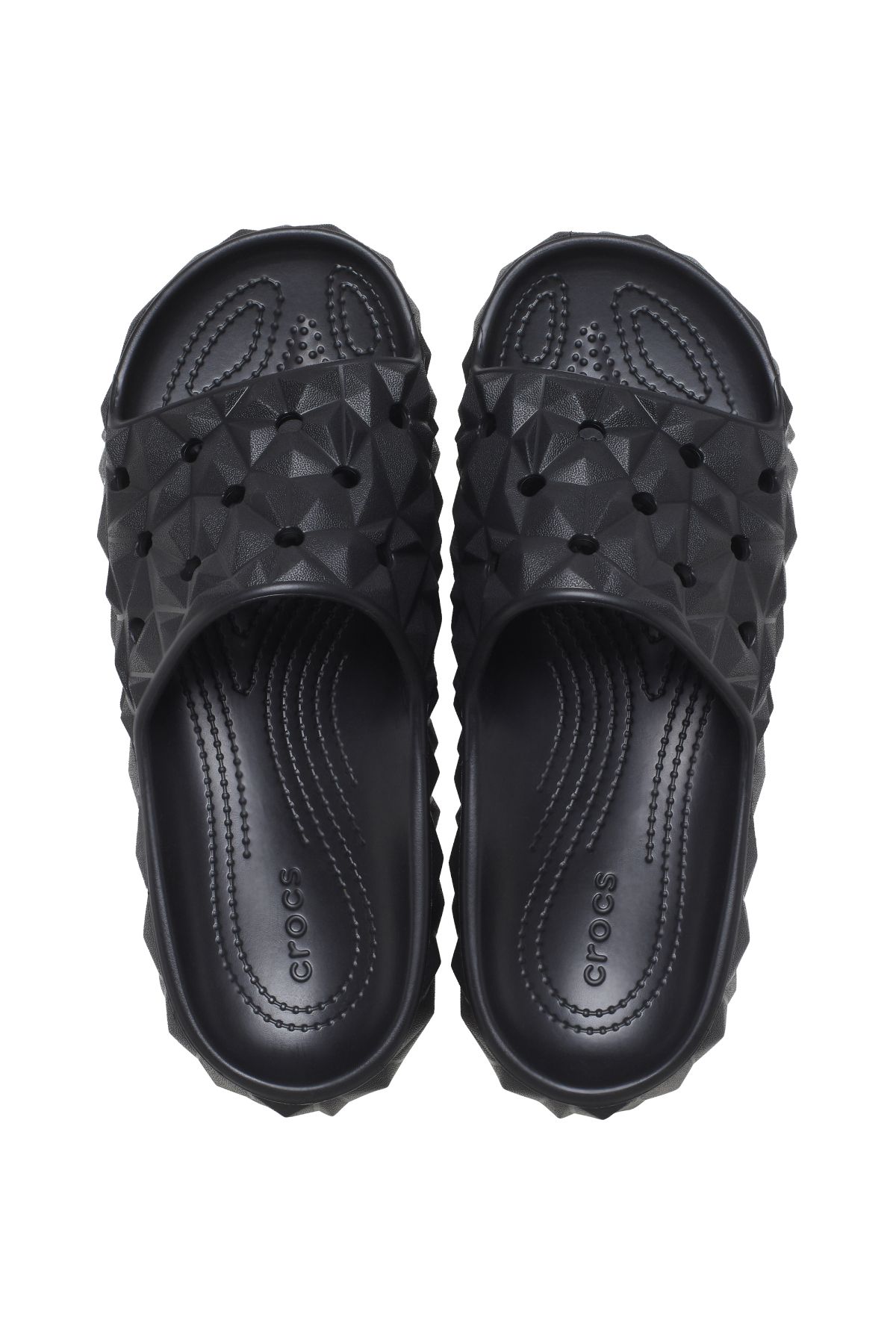 صندل مردانه و زنانه 209608 001 اسلاید هندسی کلاسیک V2 سیاه Crocs