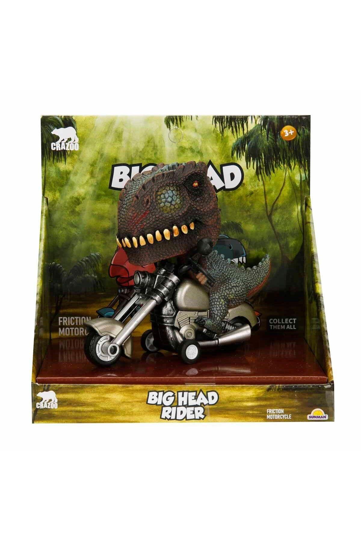 Sunman Crazoo Big Head Motorcycle Riding Animals 39342 Динозавр TXZCCFACB416728