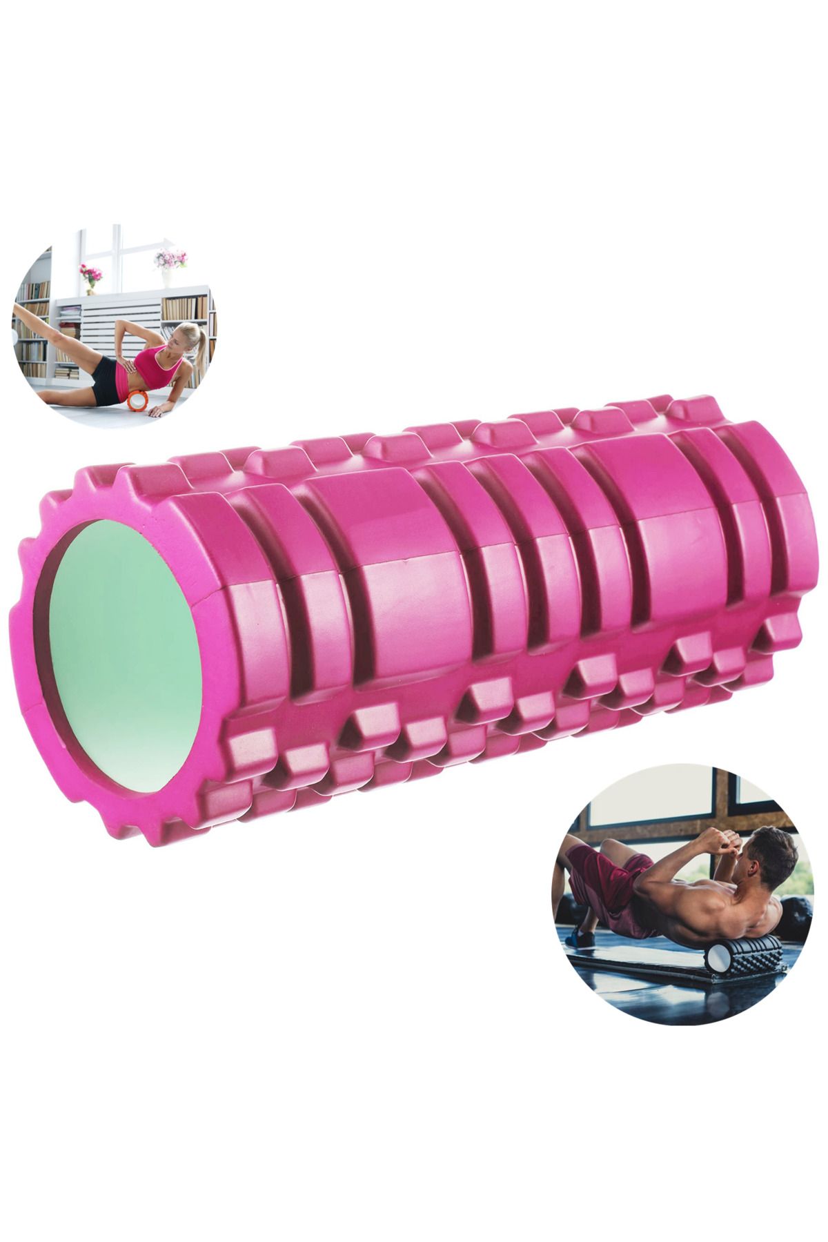 Boldy Egzersiz Rulosu - Foam Roller - Masaj Rulosu - Isınma Roller - Yoga Roller - Pilates Rulosu 31x10 cm