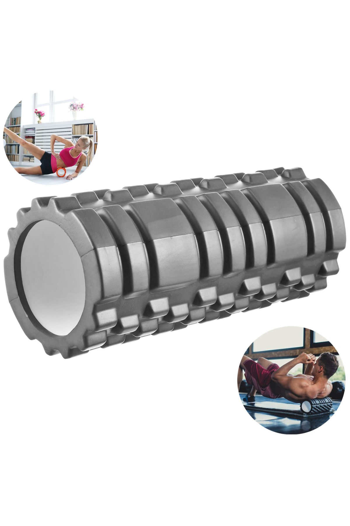 Boldy Egzersiz Rulosu - Foam Roller - Masaj Rulosu - Isınma Roller - Yoga Roller - Pilates Rulosu 31x10 cm