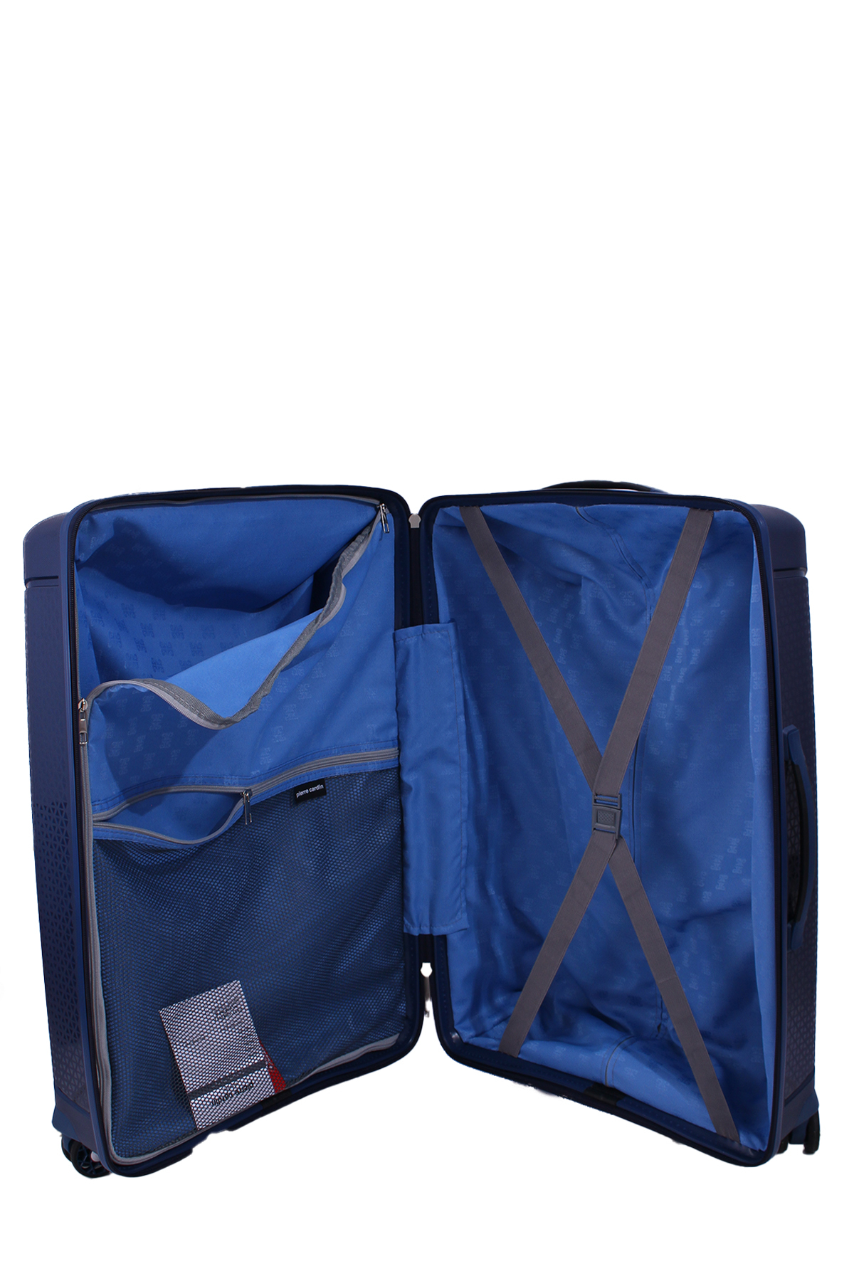 چمدان پیر کاردین مردانه Polipropilen آبی سرمه ای مردانه زنانه راسته      کژوال/روزمره | Pierre Cardin 24up000016 TR - تصویر 7