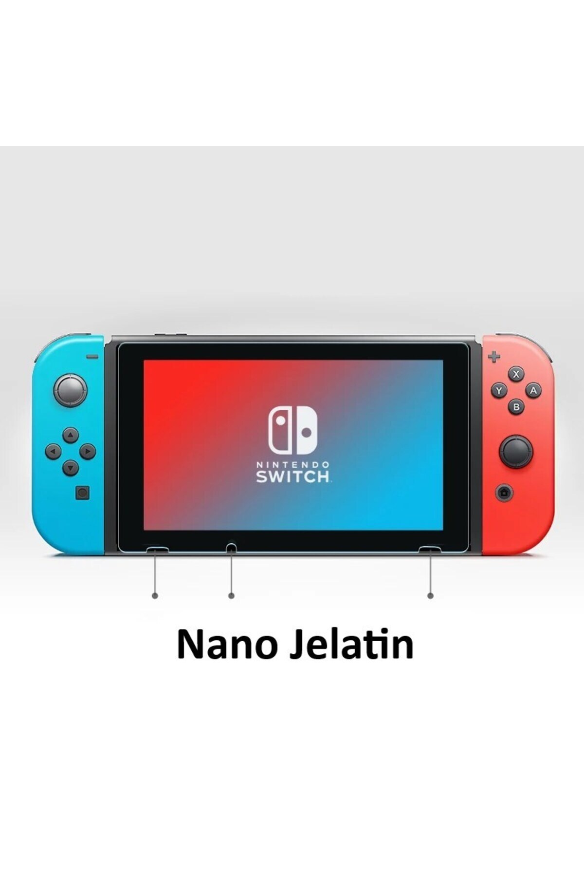 Nintendo Switch Lite Uyumlu Ekran Koruyucusu Nano Jelatin 5