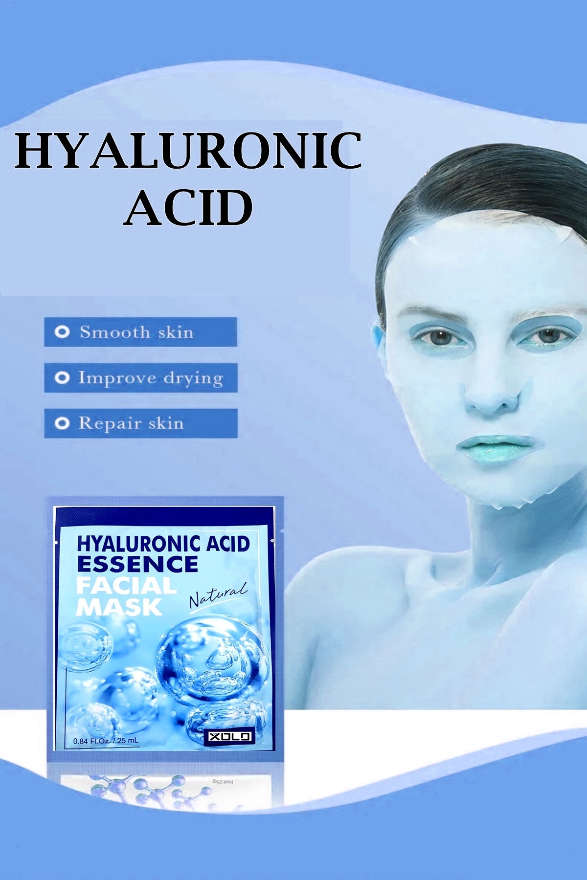 ماسک صورت   Xolo | xolohyalurionic4054 اورجینال - تصویر 3