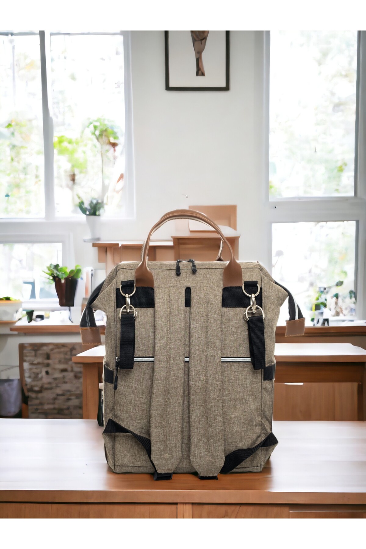 Bombinoo 7’Li BÜYÜK DOĞUM SETİ (10LU HASTANE ÇIKIŞI, ÇANTA, PORTBEBE, KUNDAK, BATTANİYE, MENDİL VE ÇORAP SET) fotoğrafı 5 (önizleme)