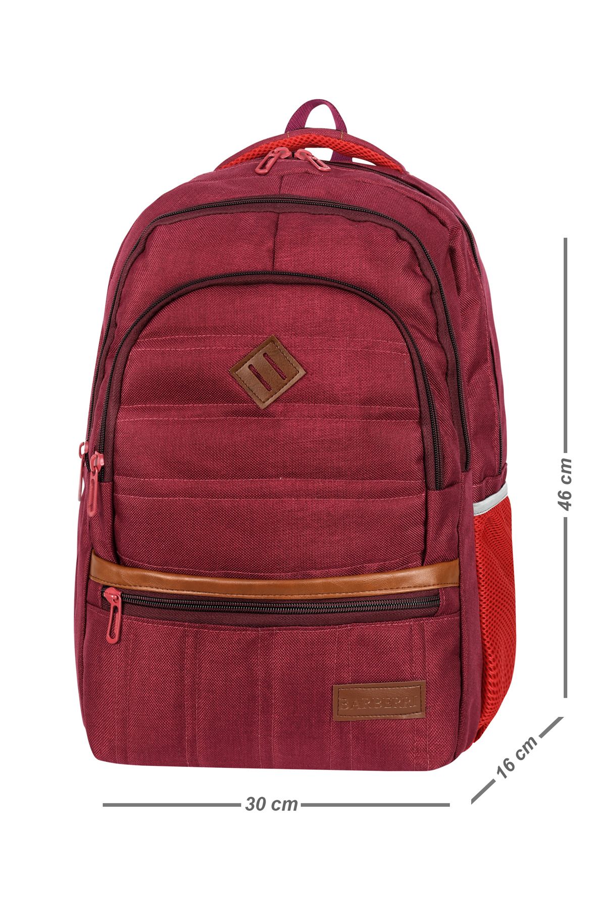 barberri Rucsac Pentru Laptop De 16 Inchi - Cusut Și Durabil, Pentru Utilizare Zilnică, Școală Și Călătorii Unisex - One Size