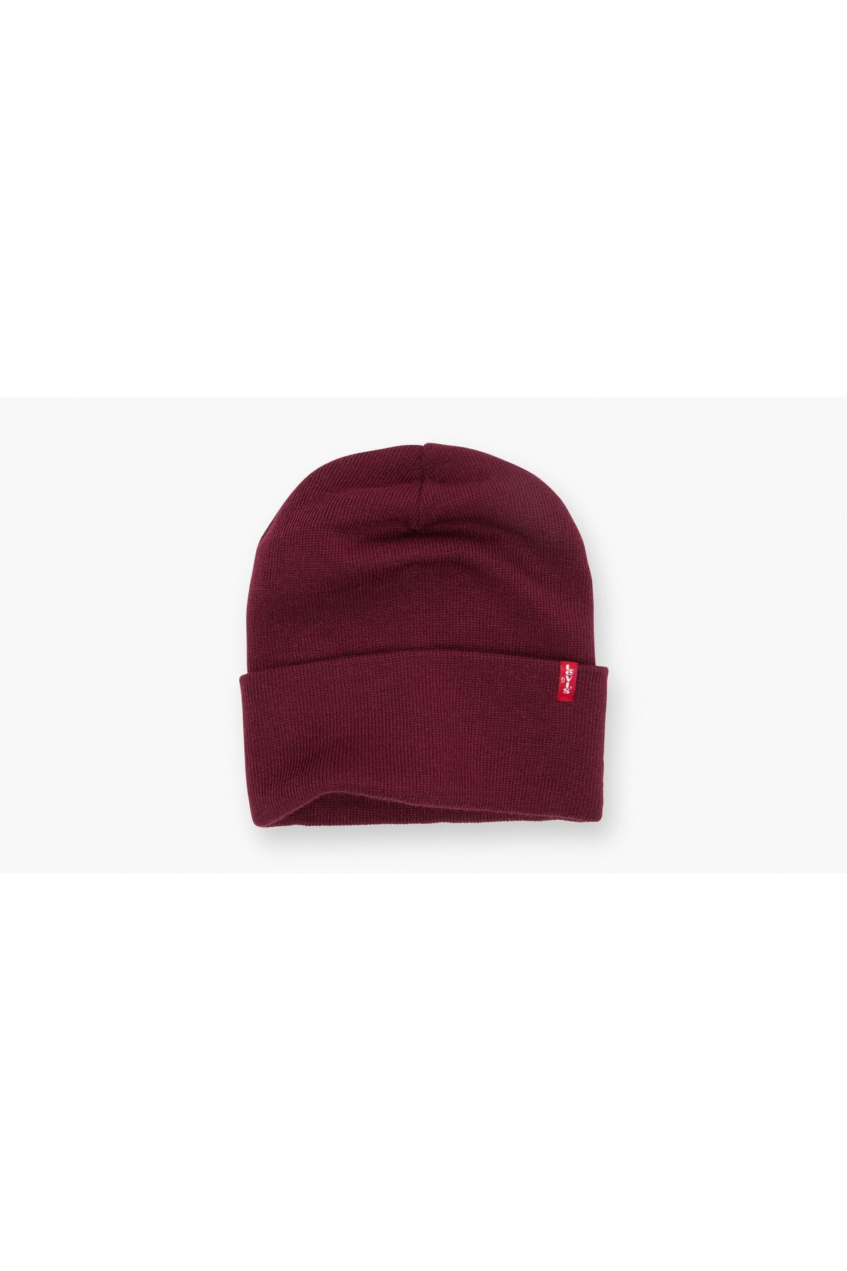 Levi's-Slouchy Red Tab Claret Red Beret 1