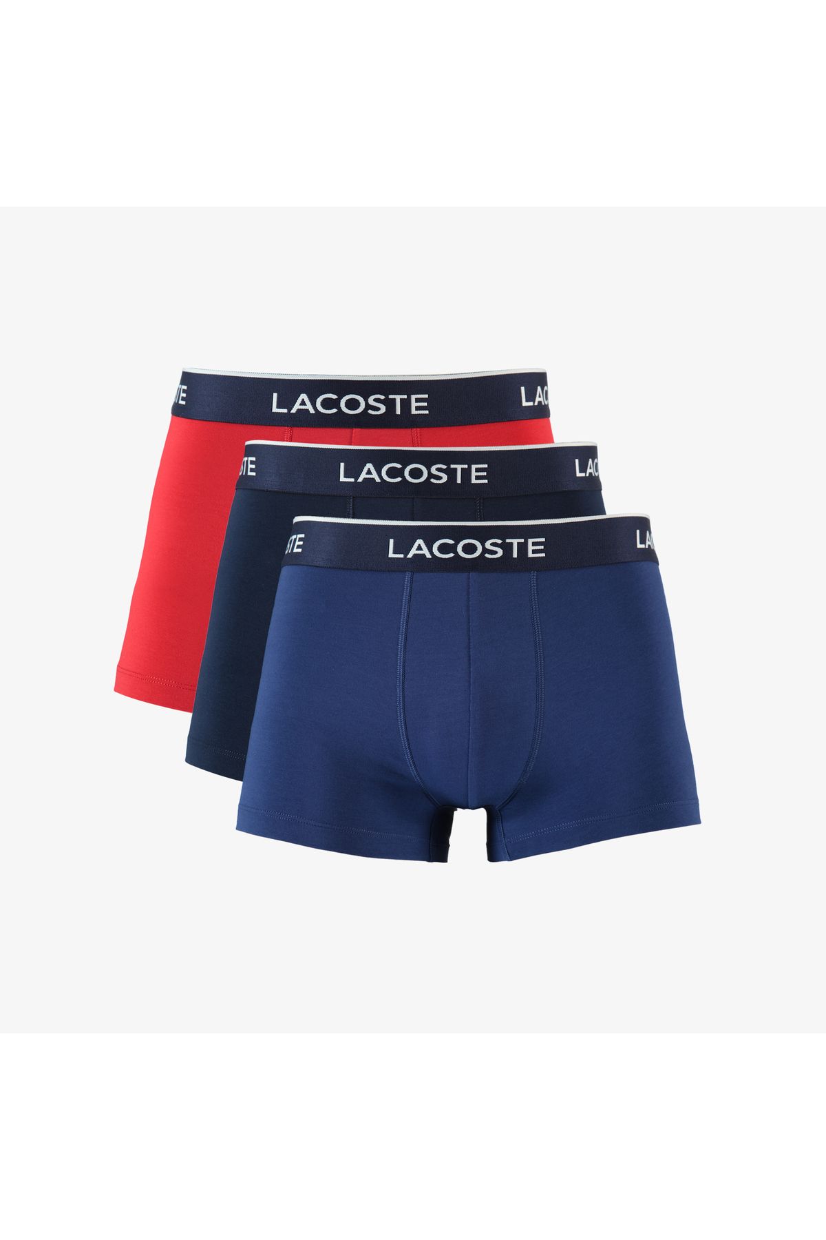 Мужские разноцветные боксеры из трех предметов Lacoste 5H3389T