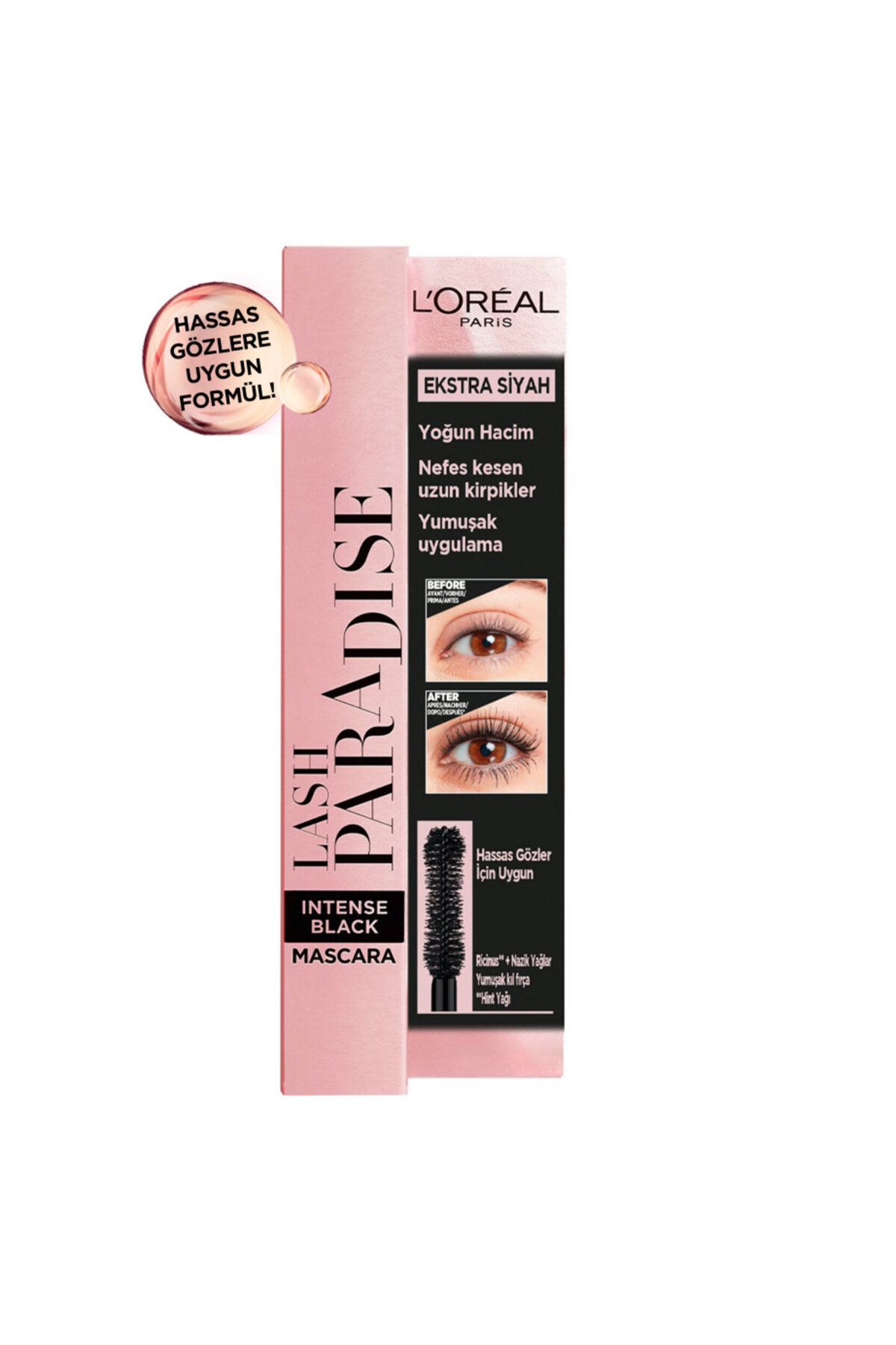 L'Oreal Paris ریشهای پرنده مشهد سیاه چشم اندازی شدن ماسکارا