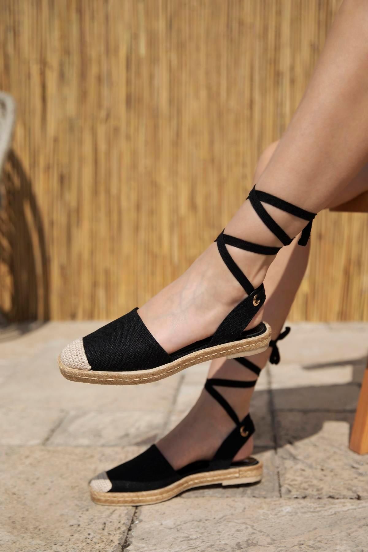 Plain black espadrilles discount