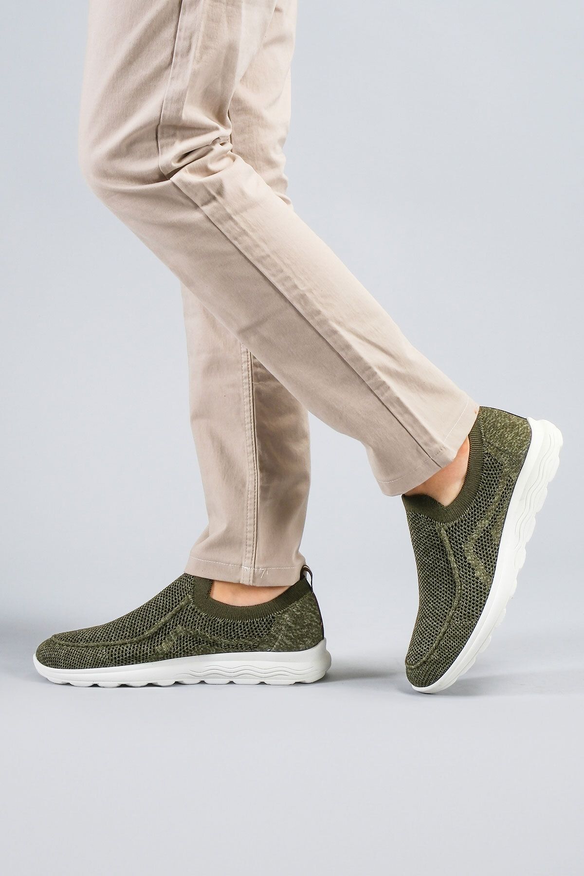 Reflexmen-2401 TOR Khaki Green Men's Comfort Textile Shoes 3