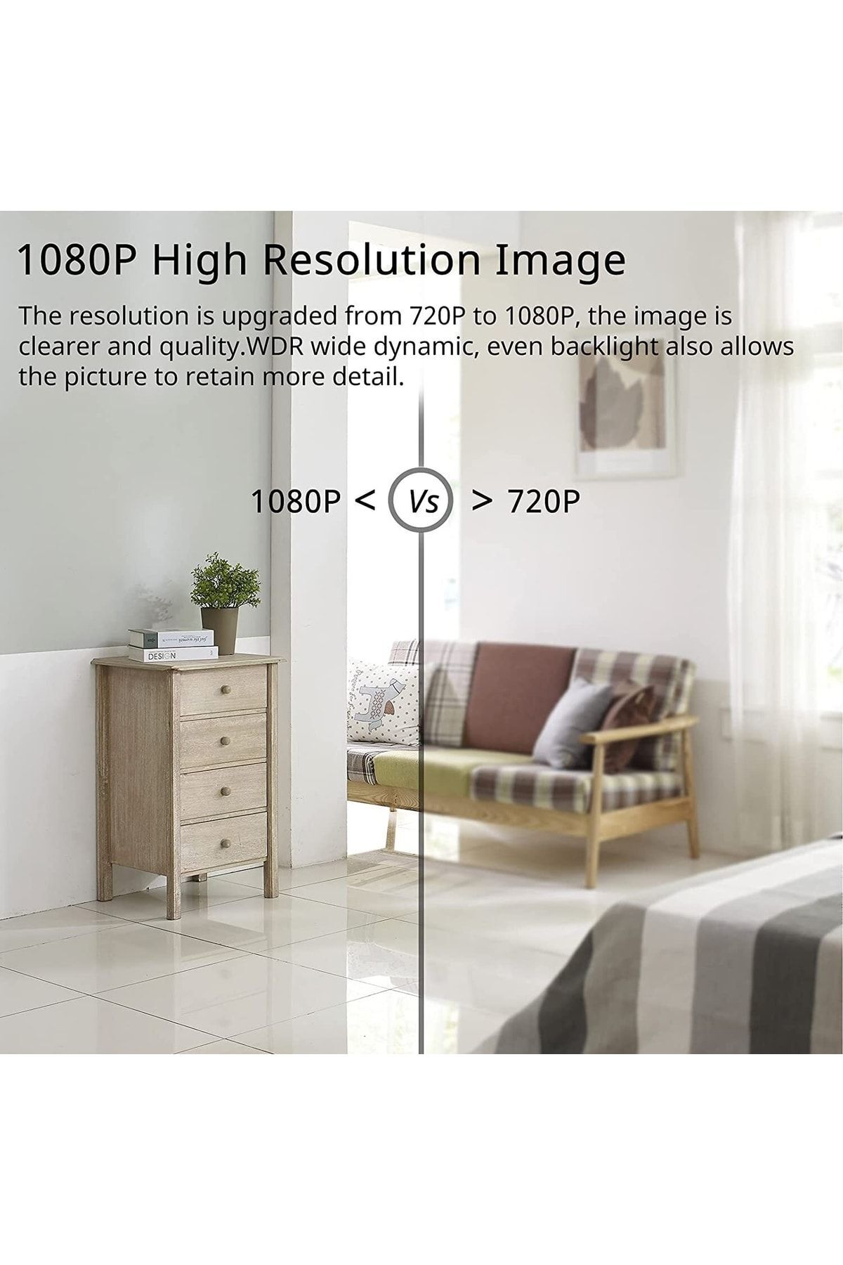 Fillikutum 1080p Robot Görünümlü Wifi Ip Gözetleme Kamerası Bebek Kamerası 360 Gece Görüş 2 Yönlü Ses fotoğrafı 5 (önizleme)