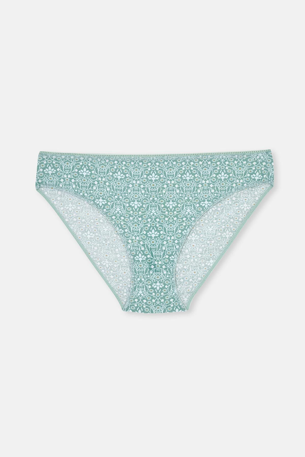 Dagi-3er-Set gemusterte mehrfarbige Slips für Damen 4