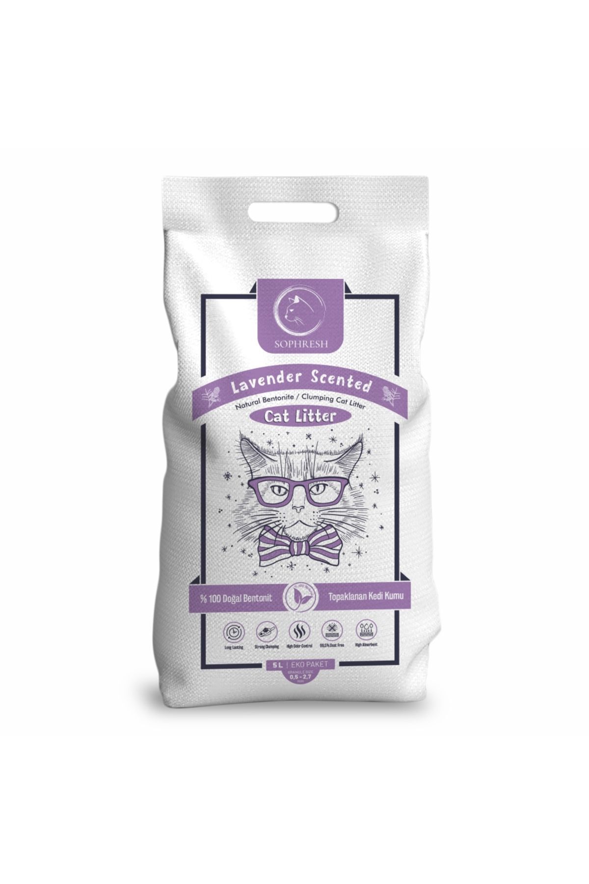 SOPHRESH Ls250 Lavanta Kokulu Topaklanan Doğal Kedi Kumu 5 Lt / Cat Litter - Fiyatı, Yorumları