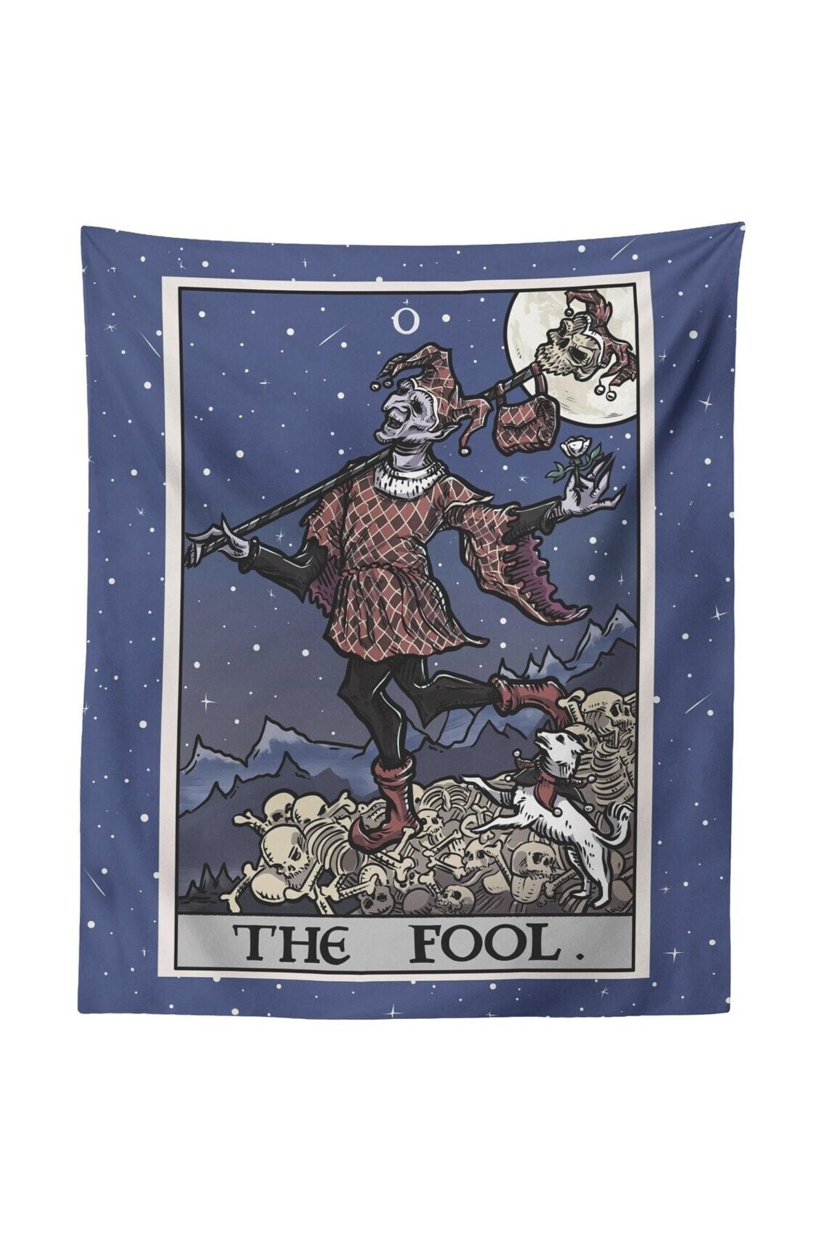 ALAMODECOR The Fool Tarot Card Tapestry Court Narr Halloween Home Decor Spooky Wall Hanging Horror Trendyol