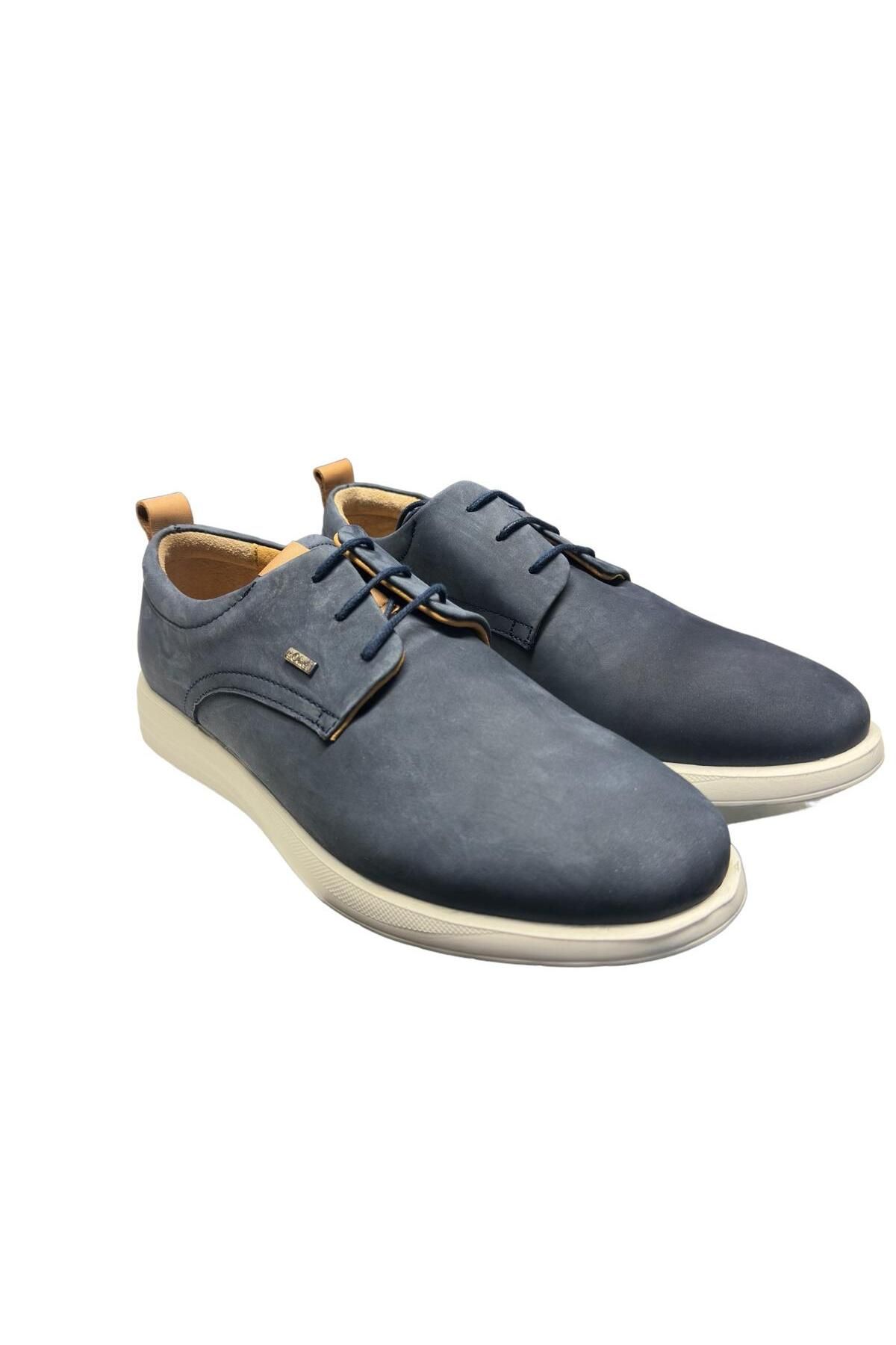 کفش های کژوال مردانه چرمی واقعی NUBUK روزانه روزمره BESS SHOES