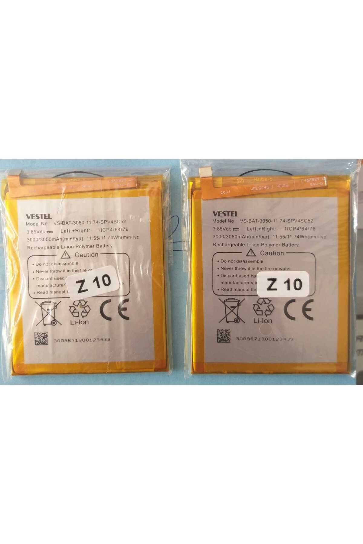 Venüs Z10 Ithalati Batarya Pil 3050 Mah