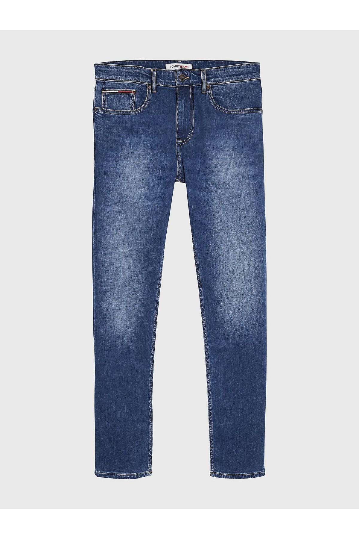 شلوار جین مردانه WMBS TAPERED AUSTTIN SLIM اورجینال Tommy Hilfiger