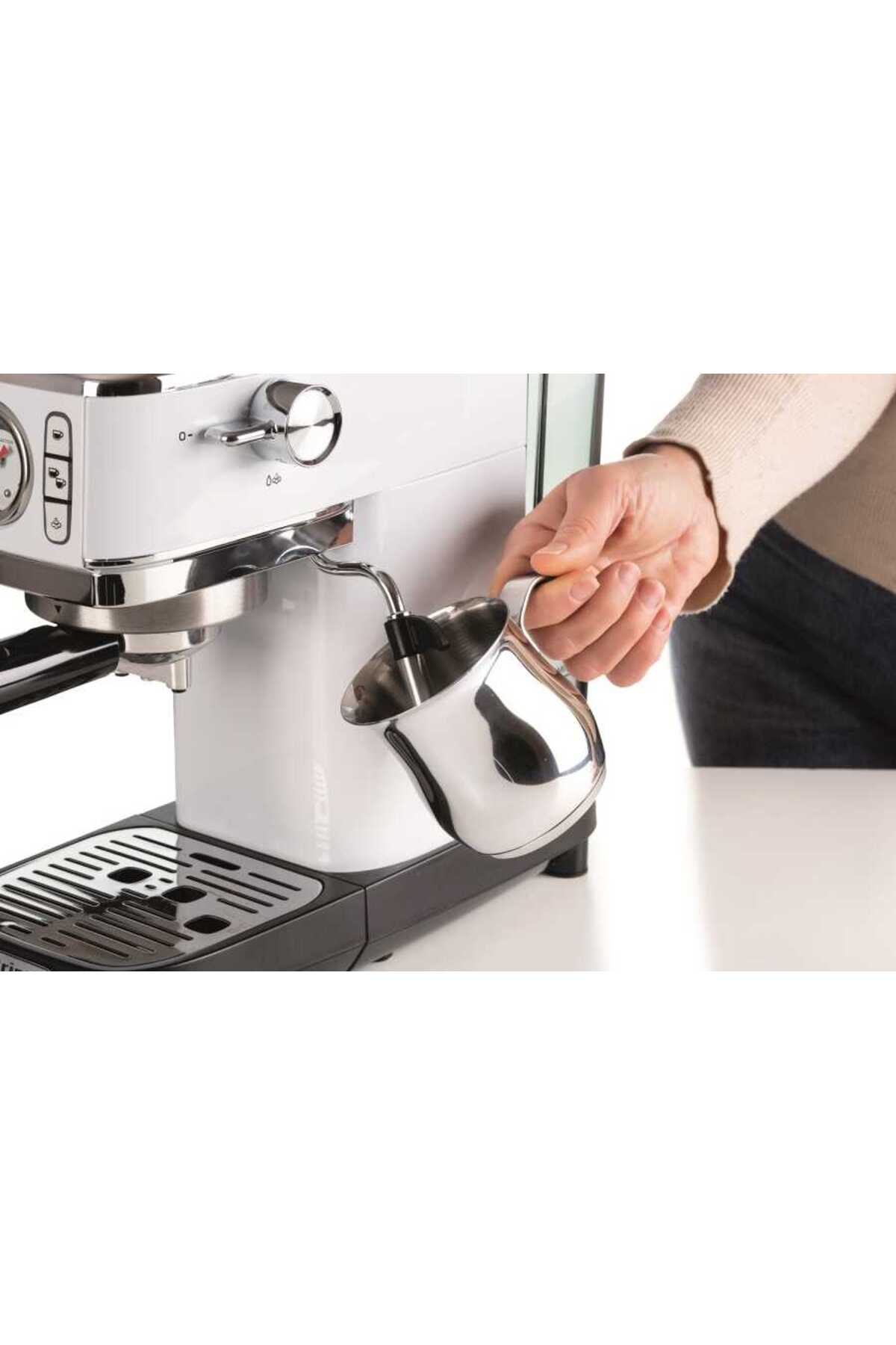 Moderna Espresso Slim Kahve Makinesi - Beyaz 3