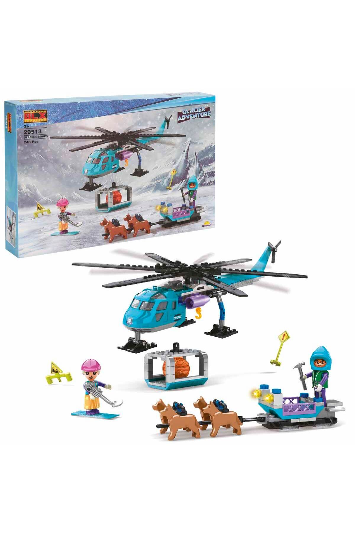 هلیکوپتر و سورتمهٔ اکسپدیشن یخچال ۲۹۵۱۳