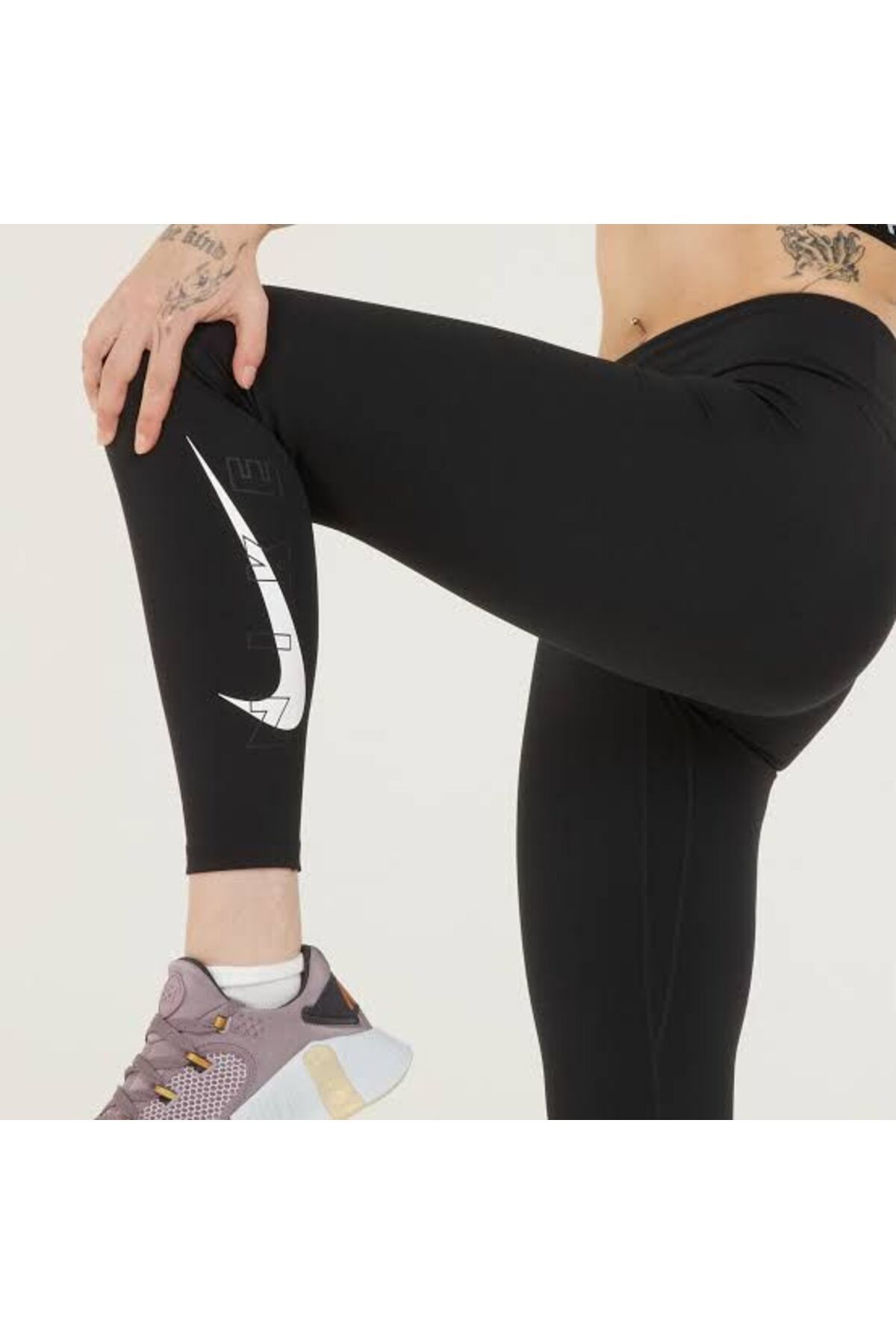 Nike DQ5560 010 Women s Sliding Collar Tight Sports Leggings Ankle Length Trendyol