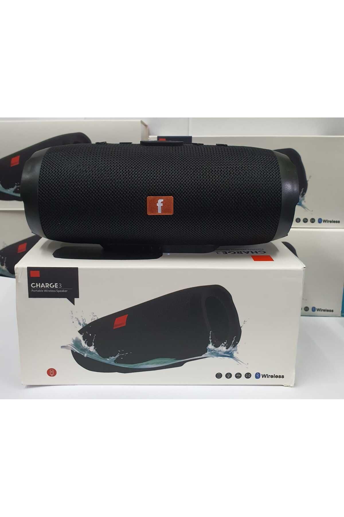 Charge3 Bluetooth Speaker Kablosuz Şarjlı Taşınabilir Hoparlör Sd Kart Usb Aux Girişli Siyah #5