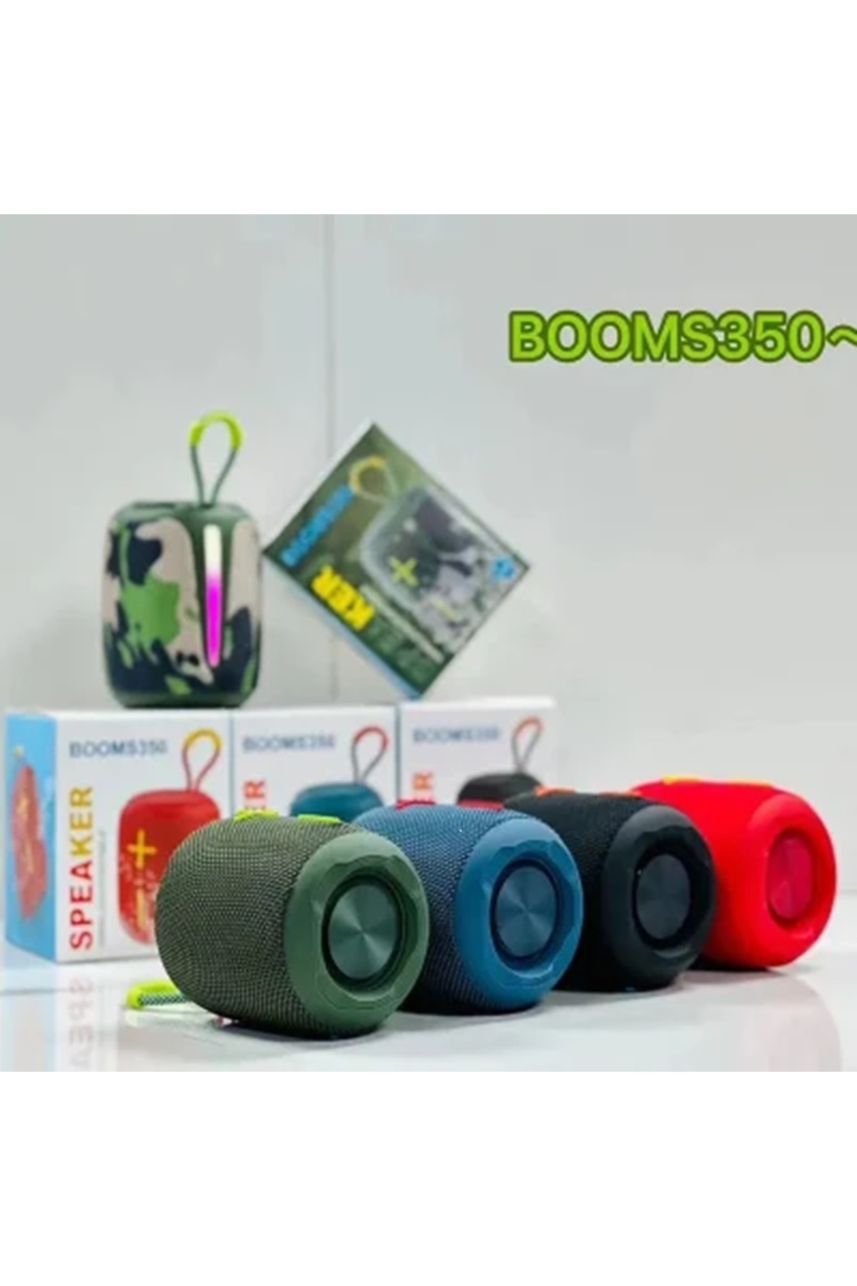 Ipx6 Su geçirmez kumaş Art Dış Mekan Hoparlörü Kablosuz Taşınabilir USB/TF/TWS/RGB /BLUETOOTH 7