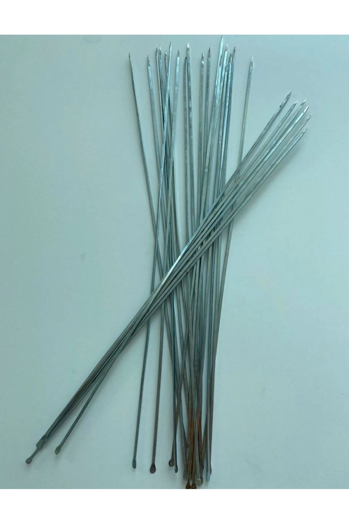 50 cm yassı ciğer şişi 12'li