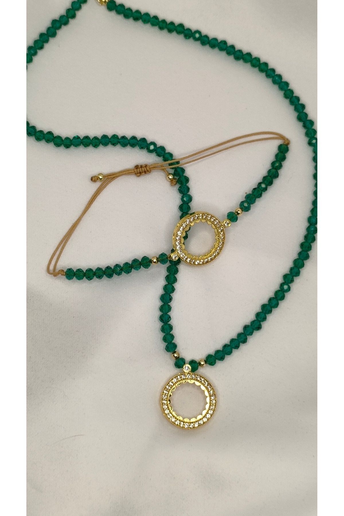Quarter Gold Matching Necklace, Bracelet Tk 3
