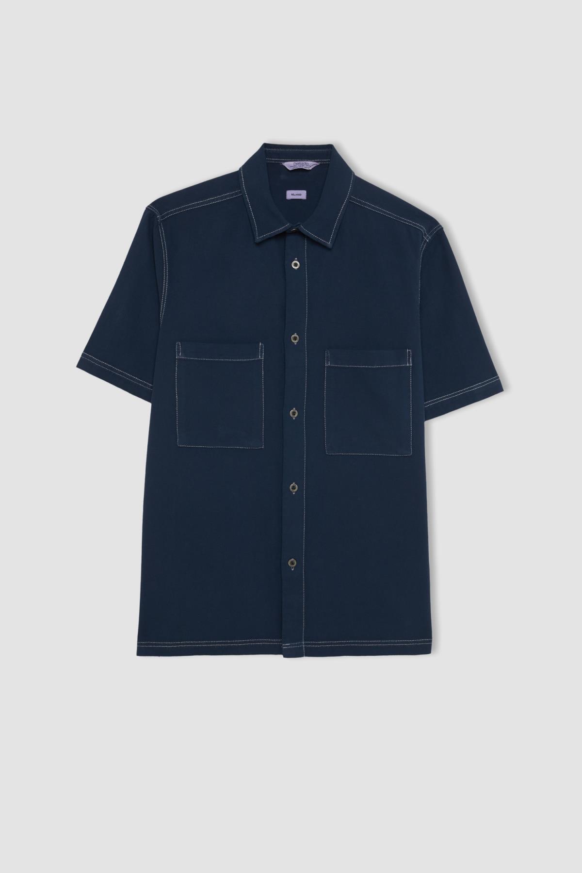 پیراهن مردانه دفاکتو | B6309AX24SM Defacto - Image 8