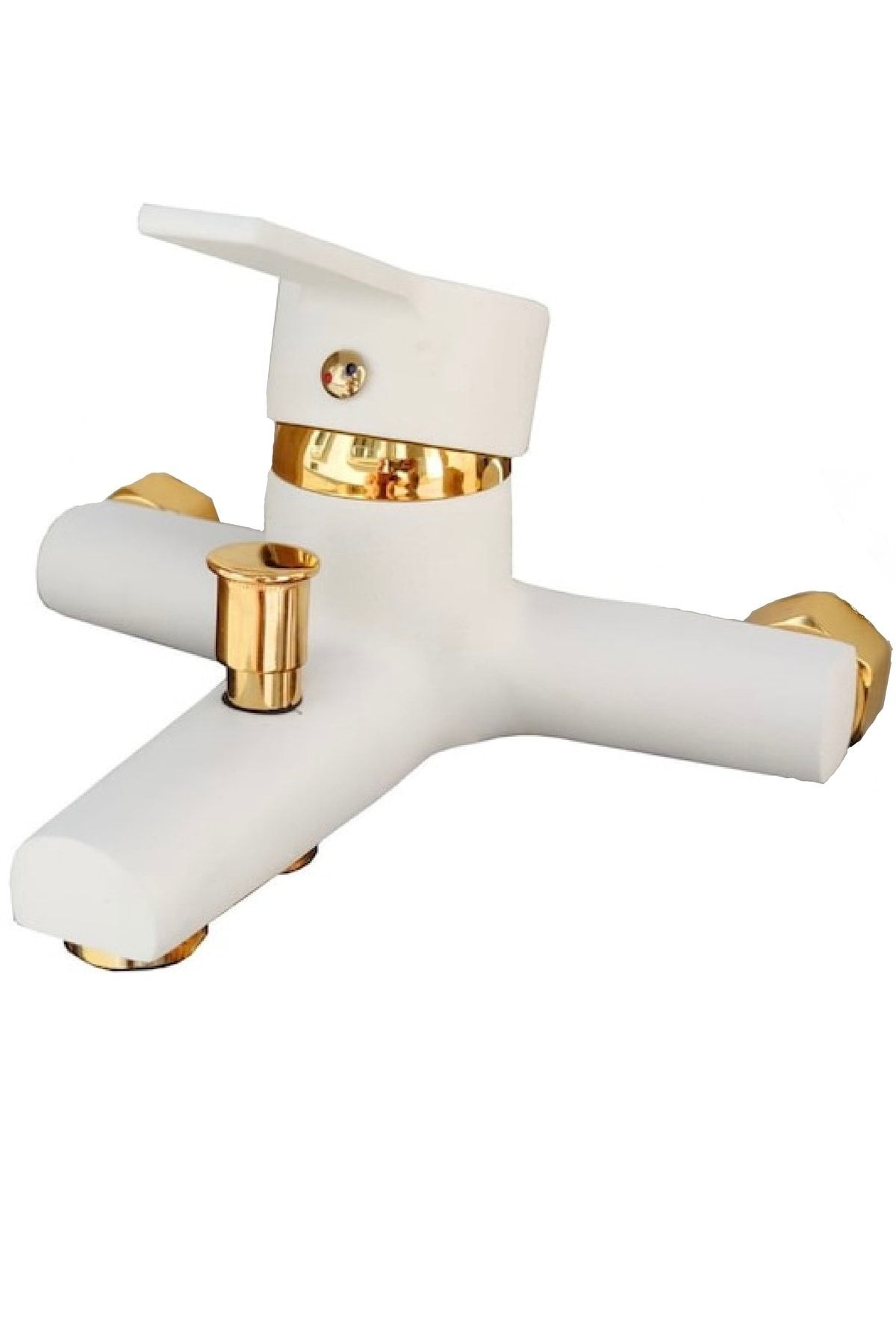 White Gold Bathroom Faucet Faucet Brass Body