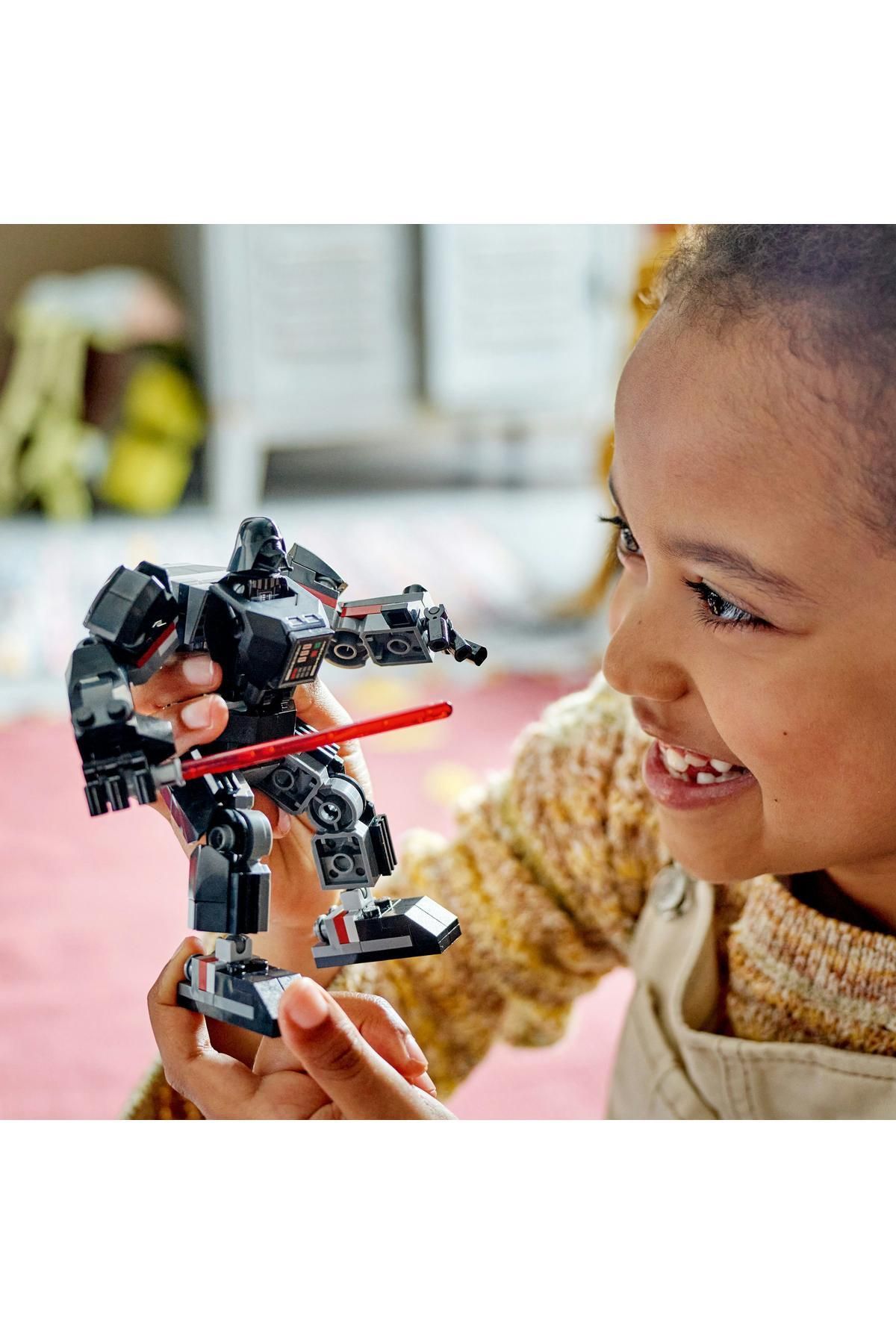 LEGO-Star Wars Darth Vader Robot 75368 Toy Building Set (139 Pieces) 4