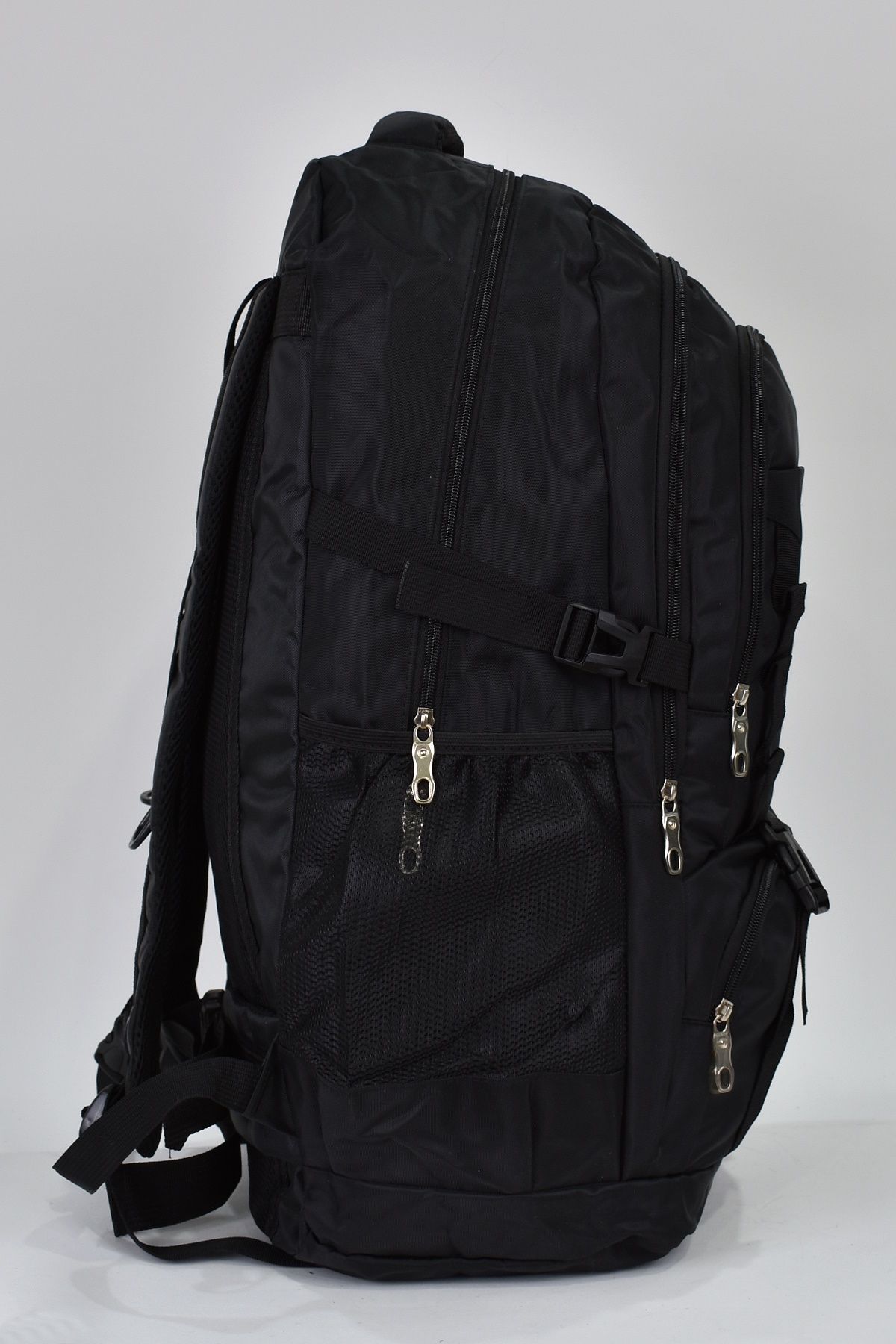 ELATAE-Young Ultra Light Luxury Fabric Multi-Eye Daily Mountaineer Backpack Μαύρο 60+10 λίτρα 51507 4
