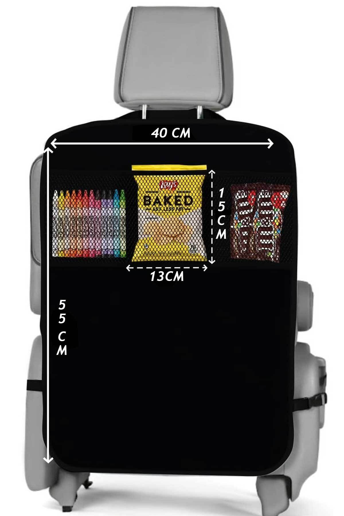 RevuBaby Arka Koltuk Araba Düzenleyici  Arka Koltuk Koruyucu, Çocuklar için Arka Koltuk Organizer EKO fotoğrafı 6 (önizleme)