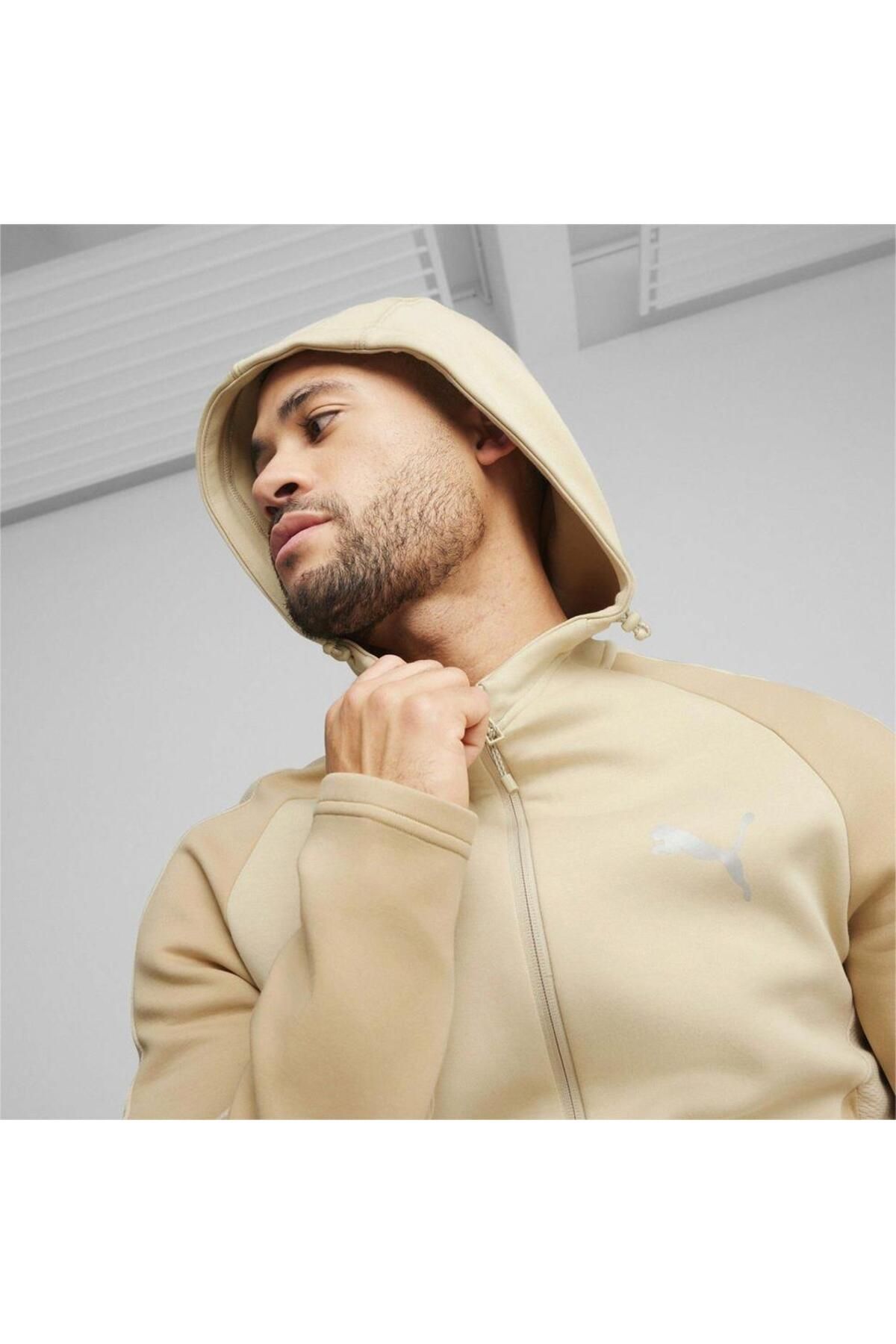 ژاکت ورزشی نود مردانه بژ 83 اورجینال Puma