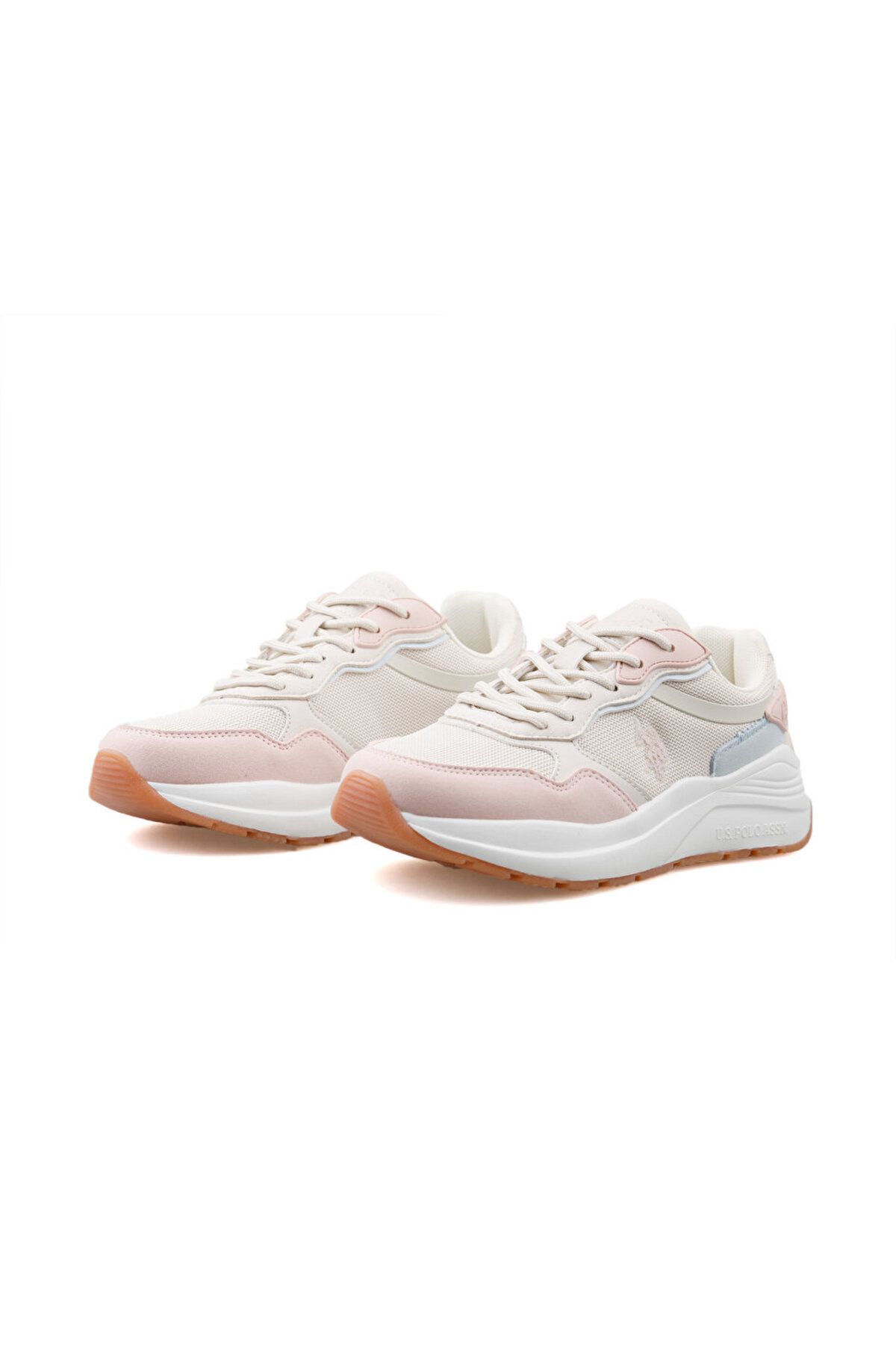 اسنیکر نود زنانه U.S.Polo Assn. 4P IMOJ 4FX کفش روزانه بژ U.S. Polo Assn.