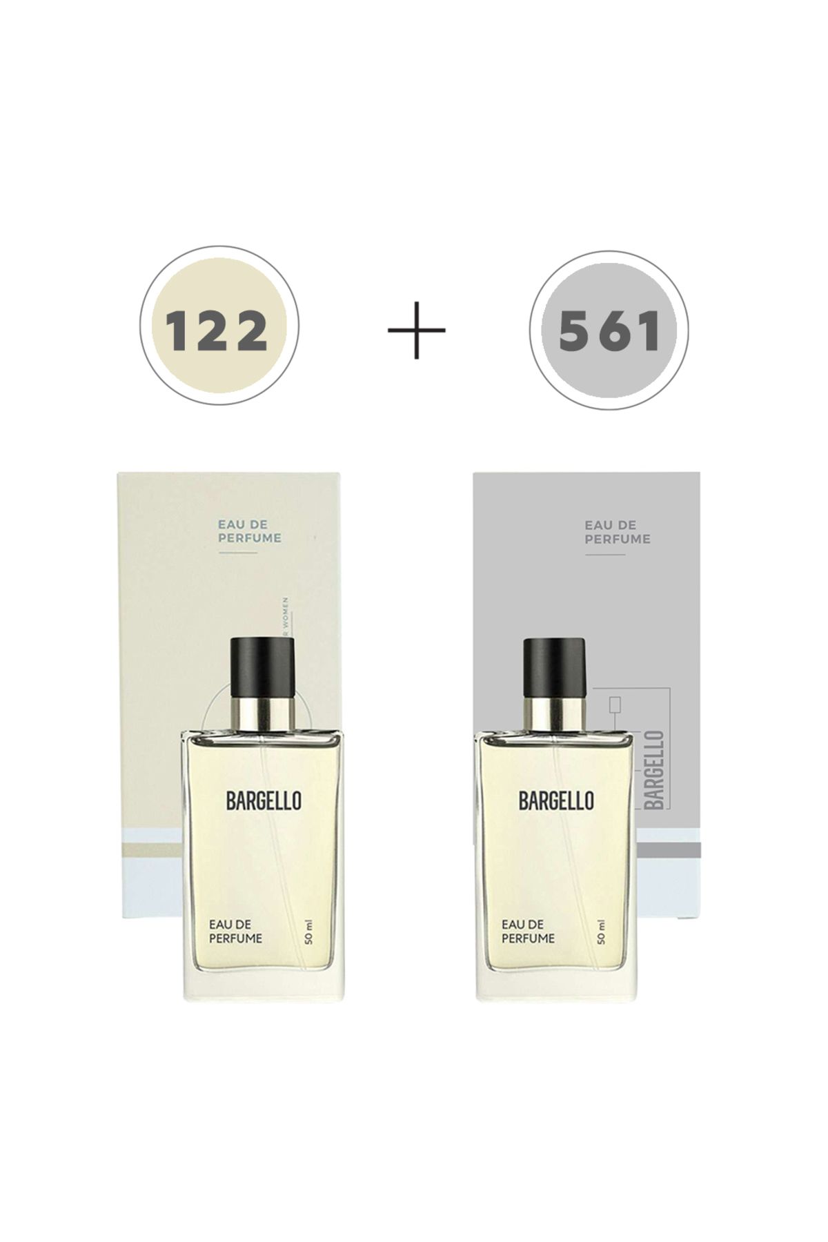 ست عطر زنانه و مردانه 122 Oriental 561 Fresh 50 ml Edp Bargello
