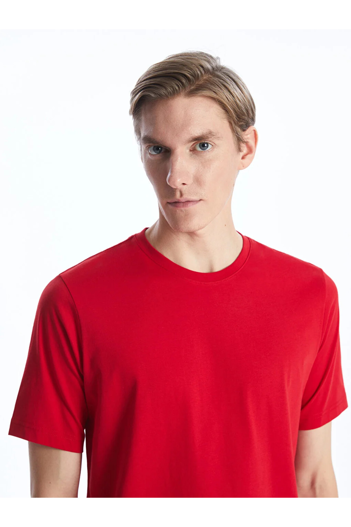 تیشرت مردانه قرمز ال سی وایکیکی | S41058Z8TF اورجینال - تصویر 3