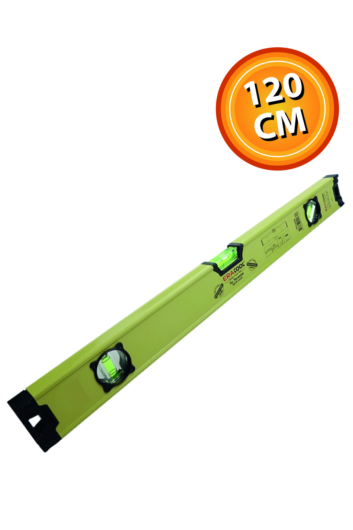 Eratool SU TERAZİSİ MASTARLI PROSESYONEL SERİ 3 GÖZLÜ 120CM/48"-1MM ERA12497