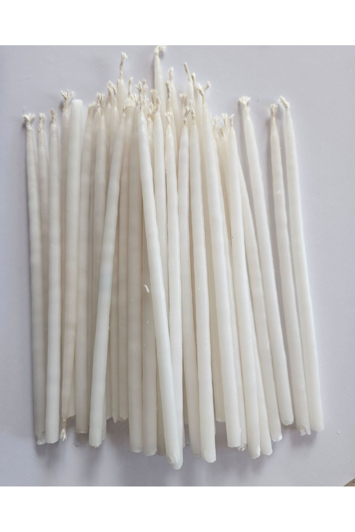 kutula 32 15cm mat beyaz pasta mumu 10 lu