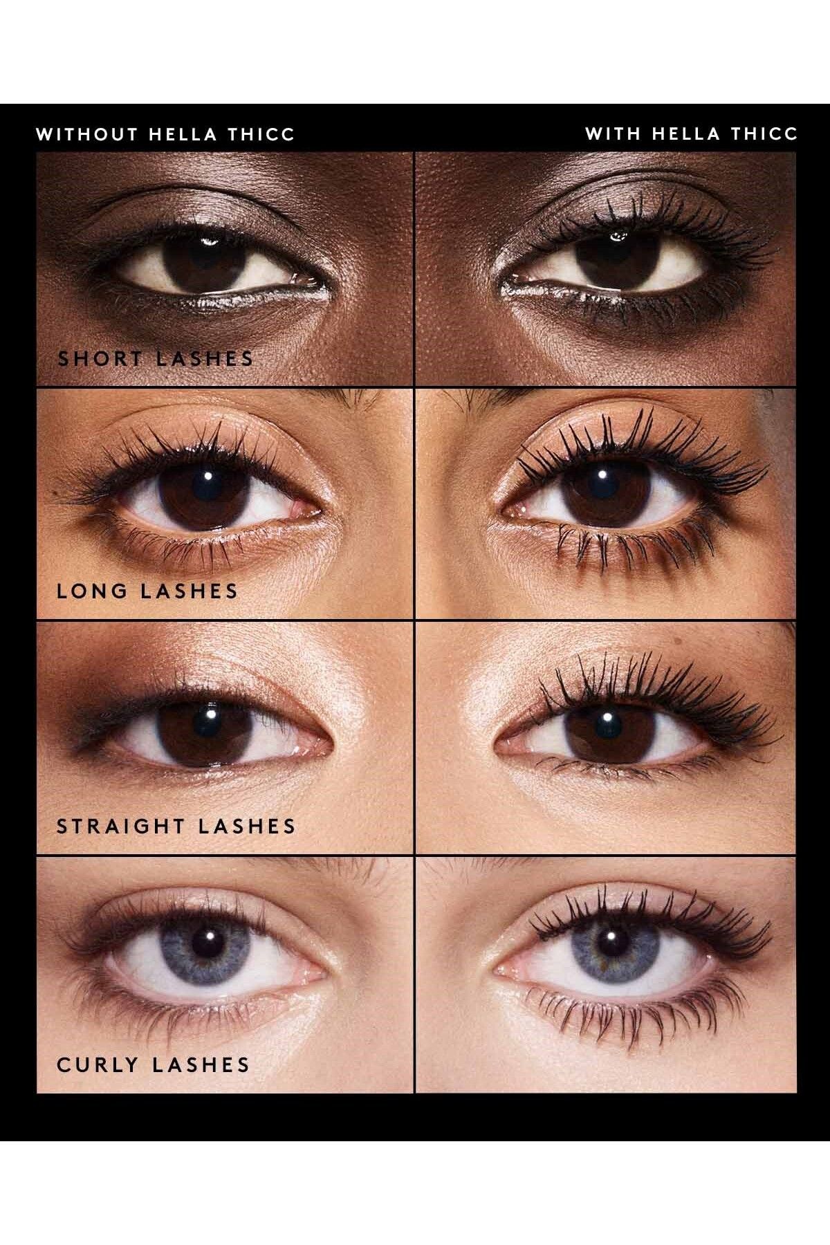 FENTY BEAUTY-Hella Thicc Volumizing Mascara - Ultra Black, Intense Curl and Volumizing, Formula 10ML 3