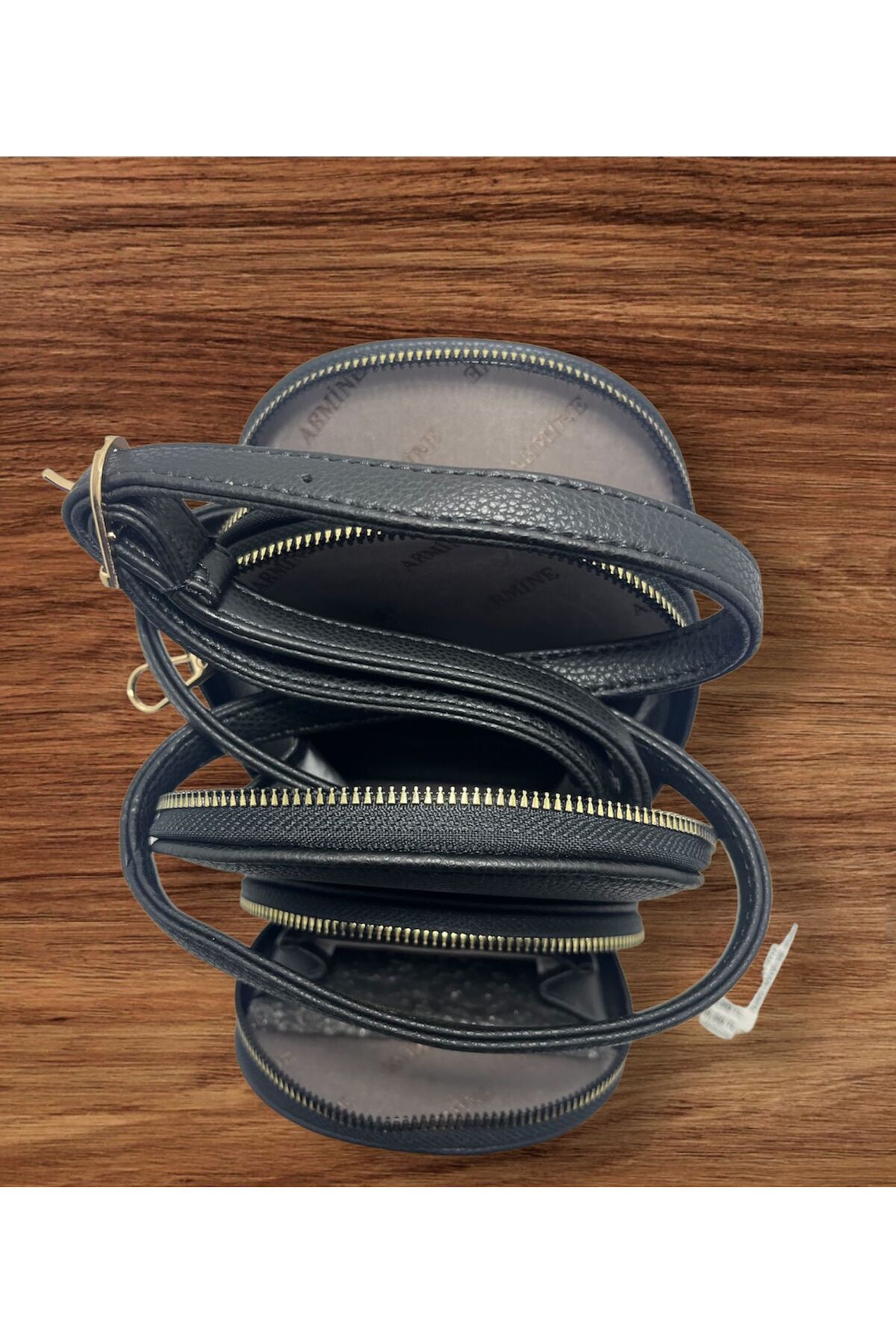 کیف پستچی Armine اورجینال زنانه برند آرمین 384 ARM.384.pla Armine Special Color Konbin Leather Crossbody Bag Designed as a Messenger Shoulder Bag - تصویر 3