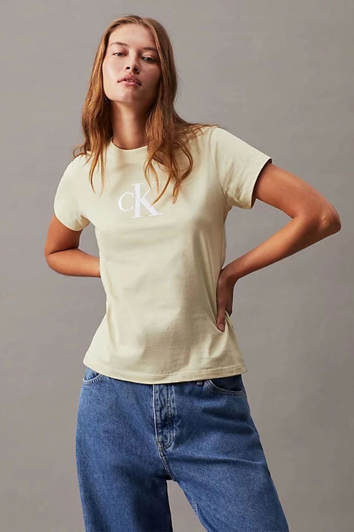 Calvin Klein SATIN CK SLIM TEE Fiyat Yorumlar Trendyol
