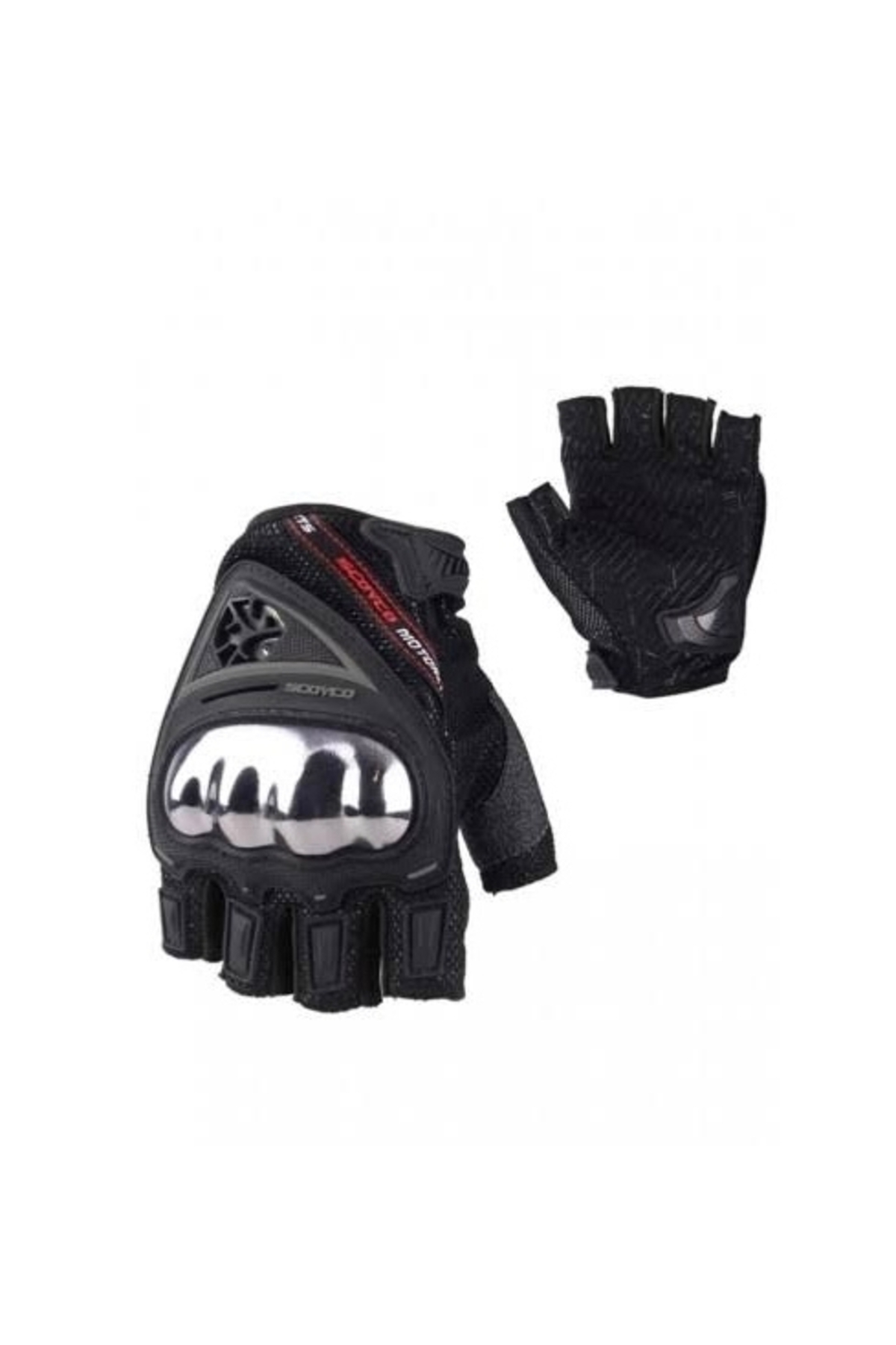 ArWears SCOYCO MC44D ( Siyah ) Yarım ( Parmaksız ) Motorsiklet Eldiveni