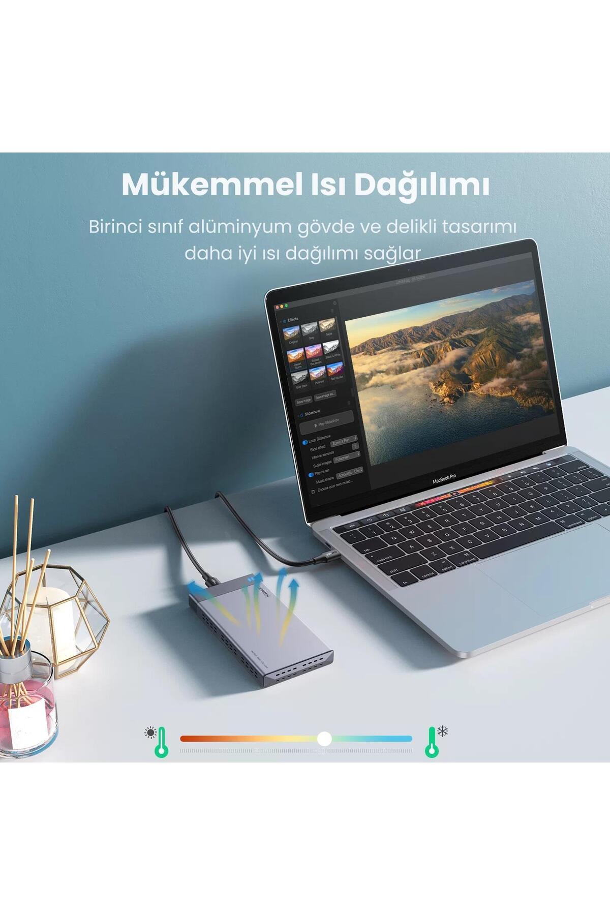 Type-c Çiftli M.2 B-key Raıd Ssd Disk Kutusu 5