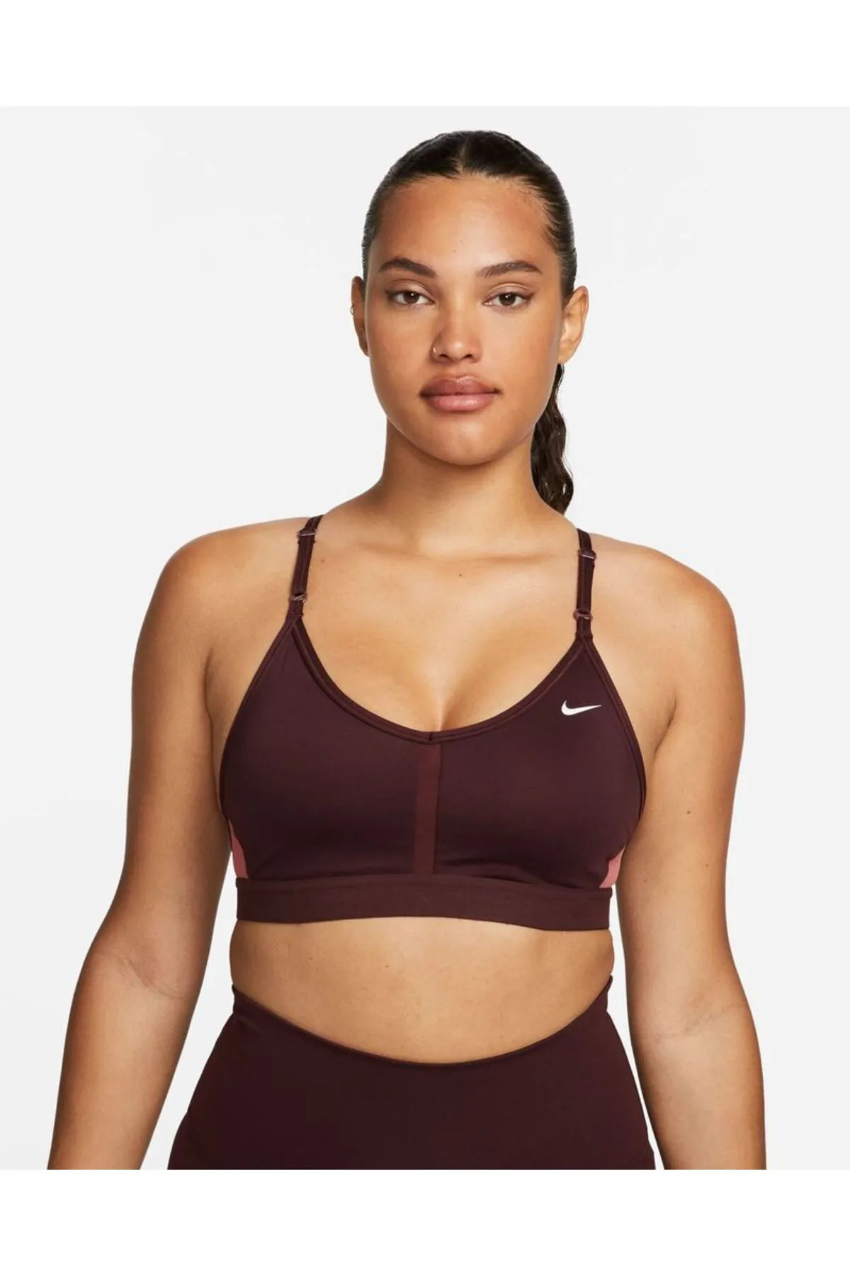 Dri-Fit Indy V Neck Light-Support Sports Training Women's Sports Bra cz4456