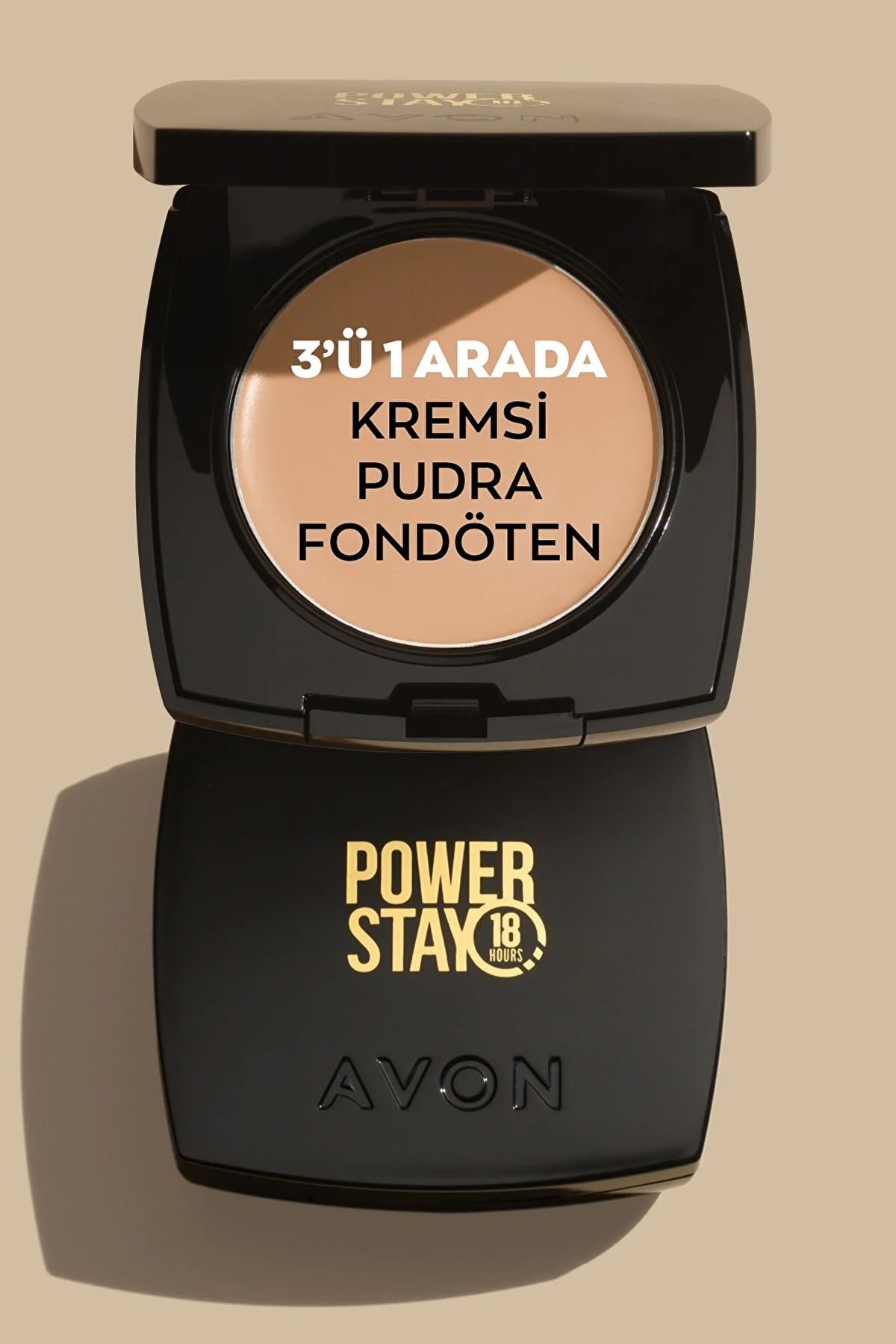 کرم پودر POWER STAY PATA CREAM FOUNDATION SPF20 225G بژ نرم Avon